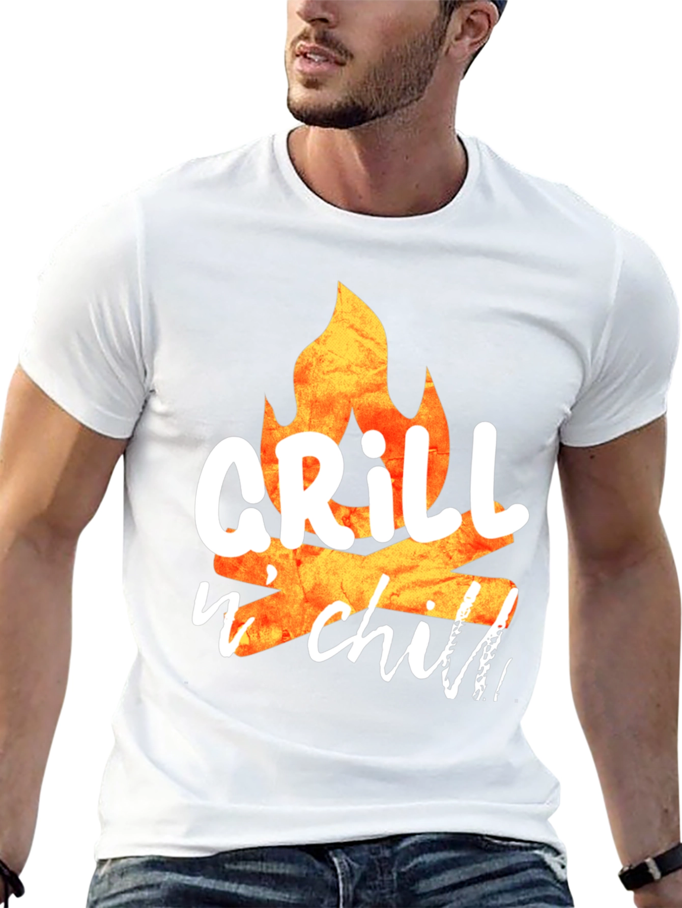 Grill n Chill Graphic Tee - BBQ Vibes