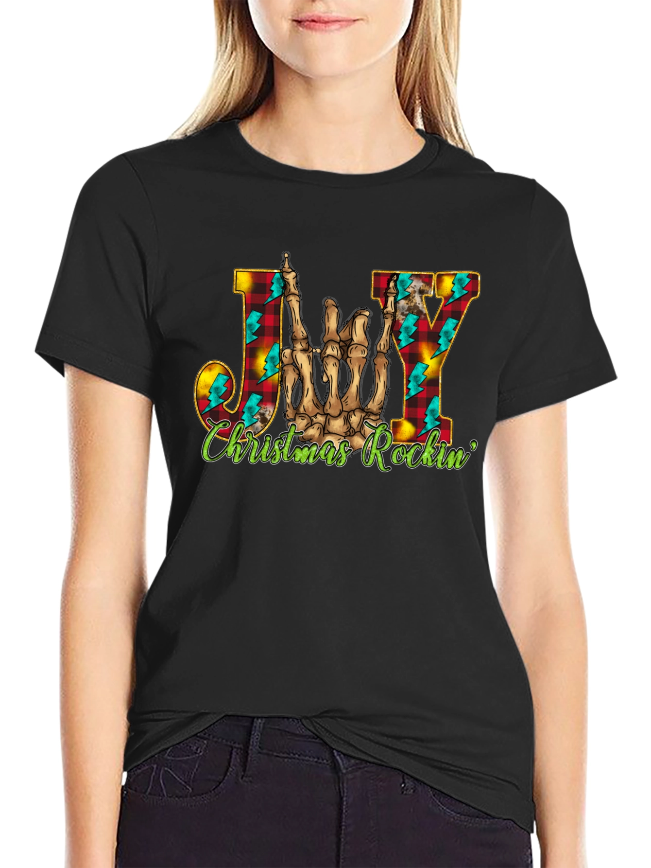 July Christmas Rockin Graphic Tee