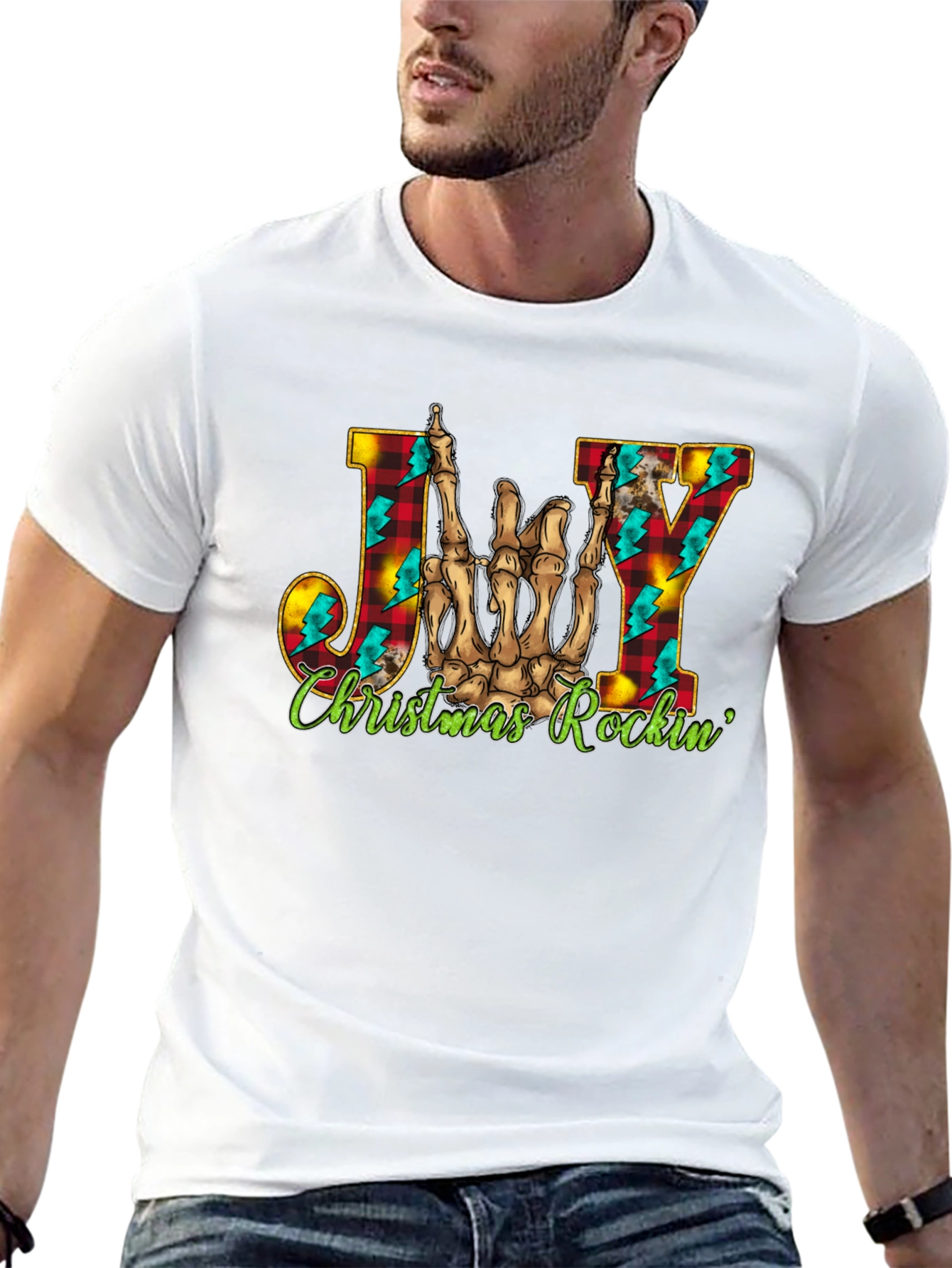 July Christmas Rockin Graphic Tee