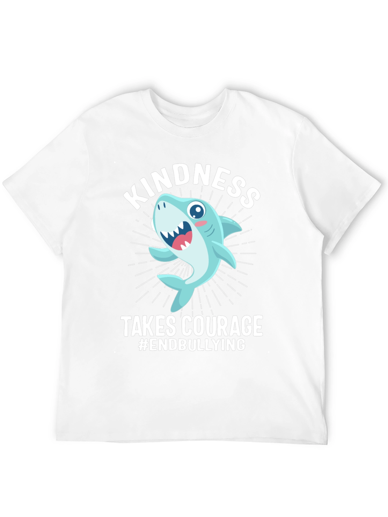 Kindness Takes Courage Anti-Bullying Shark T-Shirt