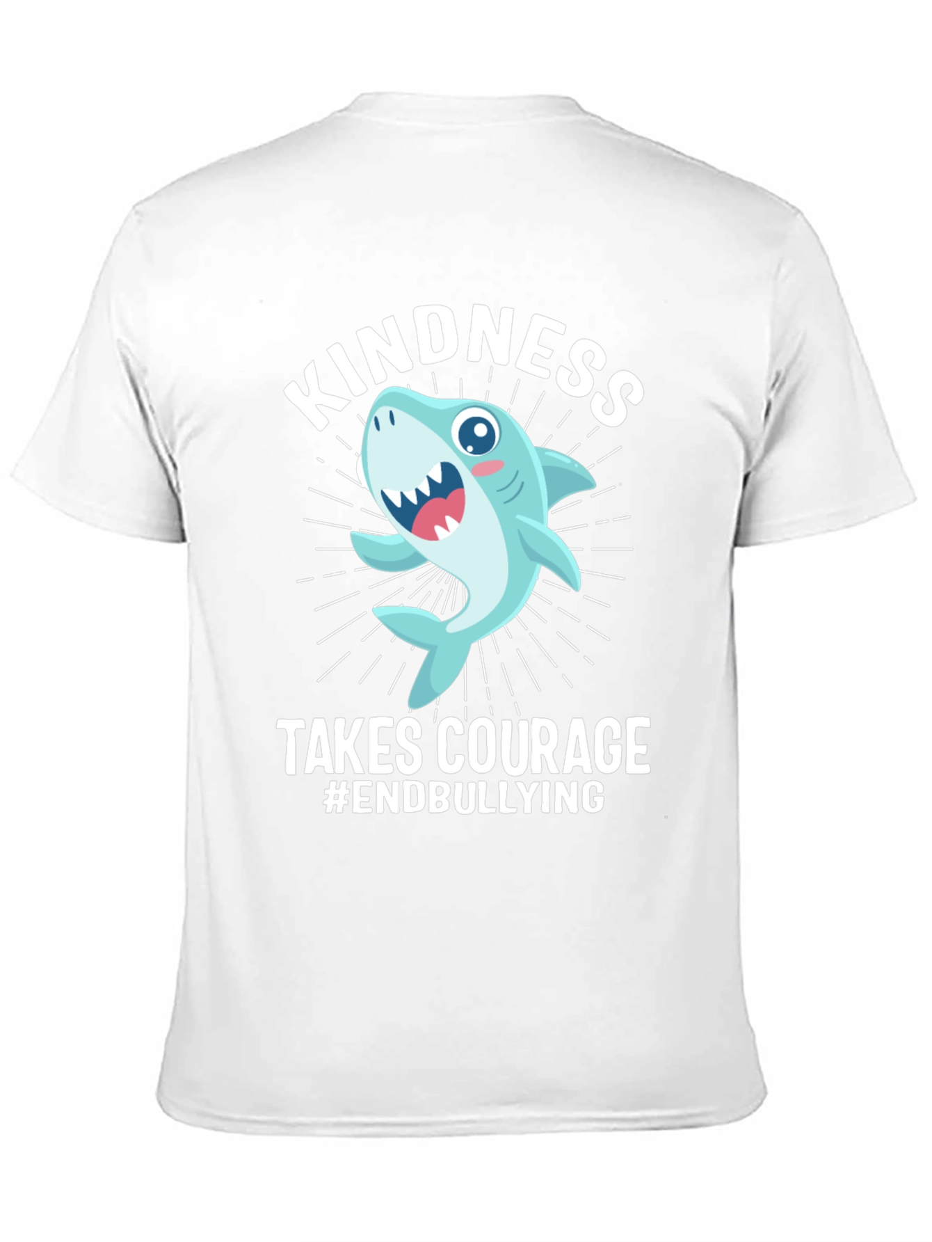 Kindness Takes Courage Anti-Bullying Shark T-Shirt