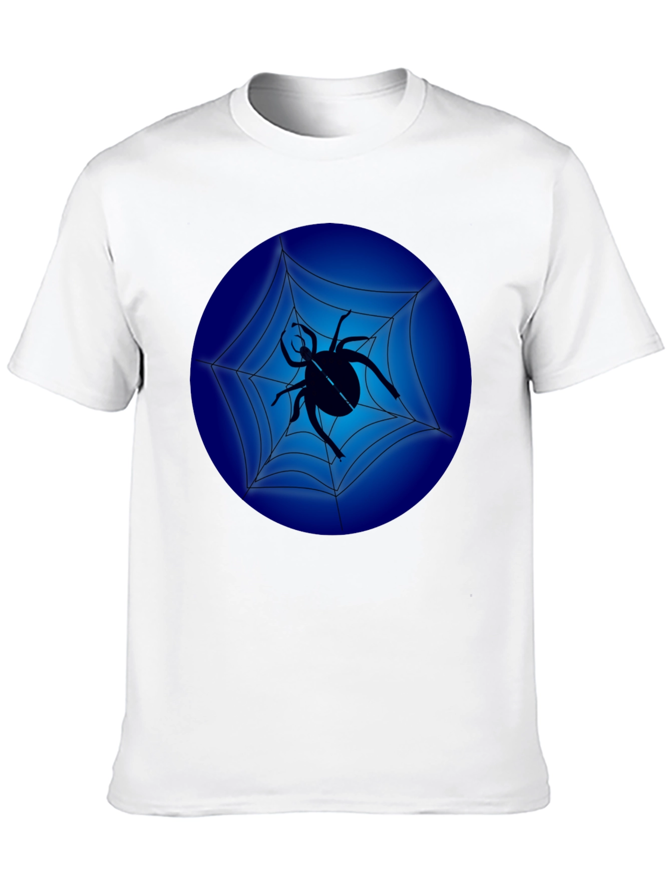 Spider Web Graphic Black T-Shirt