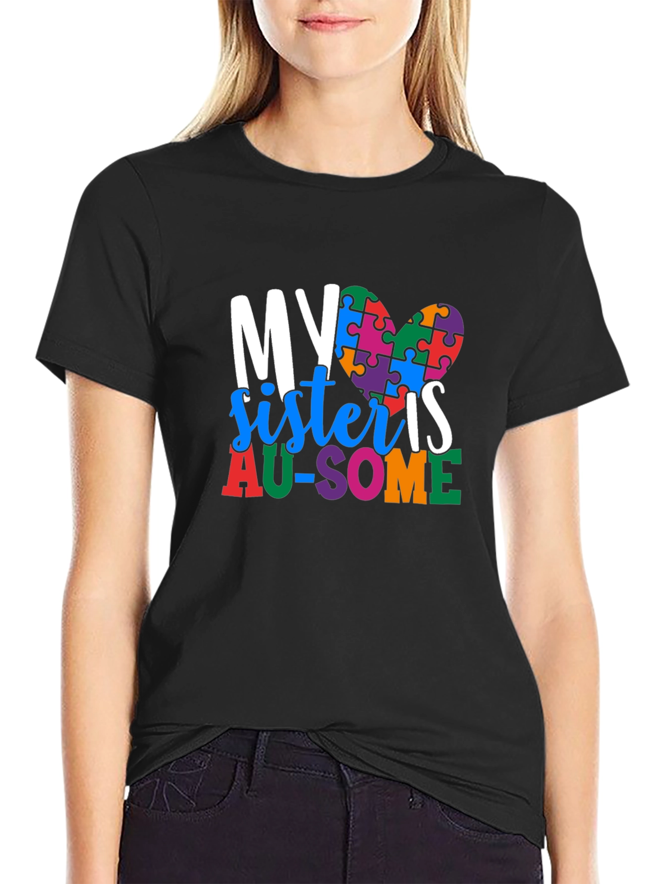 My Sister Is AU-SOME Autism Awareness T-Shirt