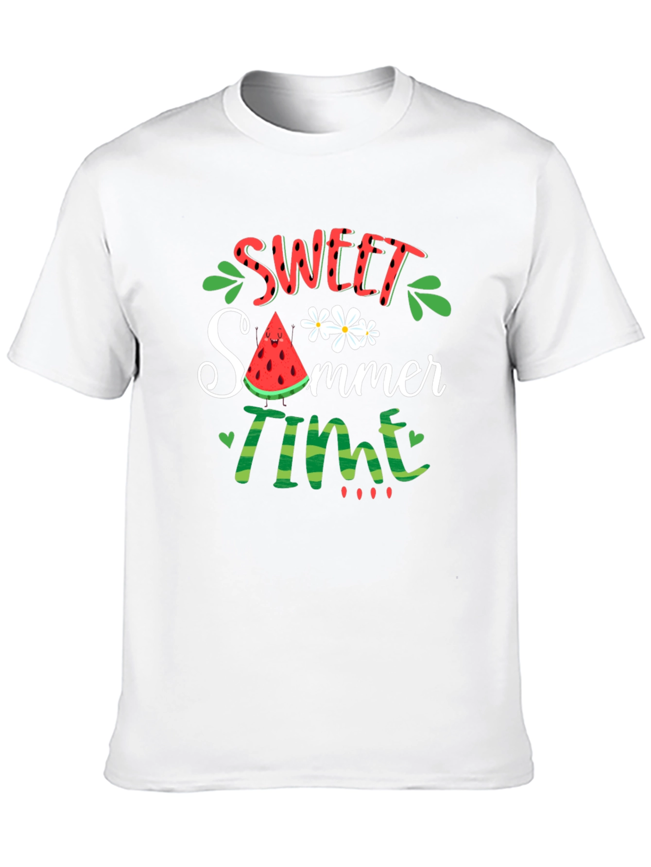 Sweet Summer Time Graphic Tee - Black