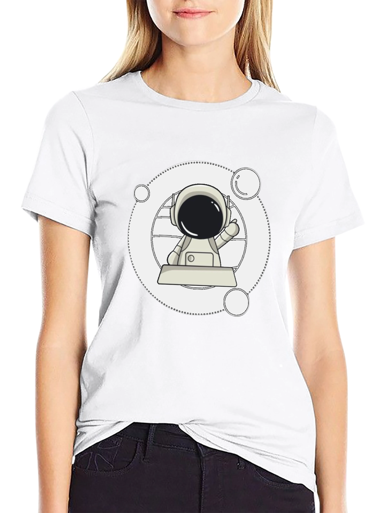 Astronaut Graphic T-Shirt - Space Adventure Tee