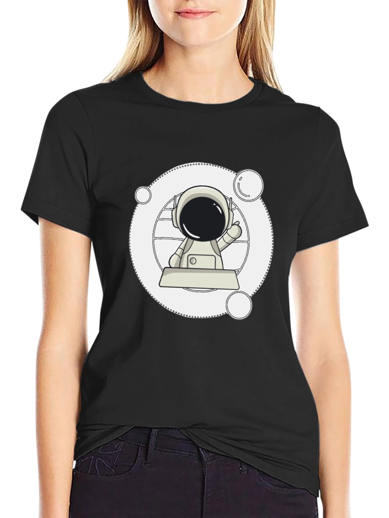 Astronaut Graphic T-Shirt - Space Adventure Tee