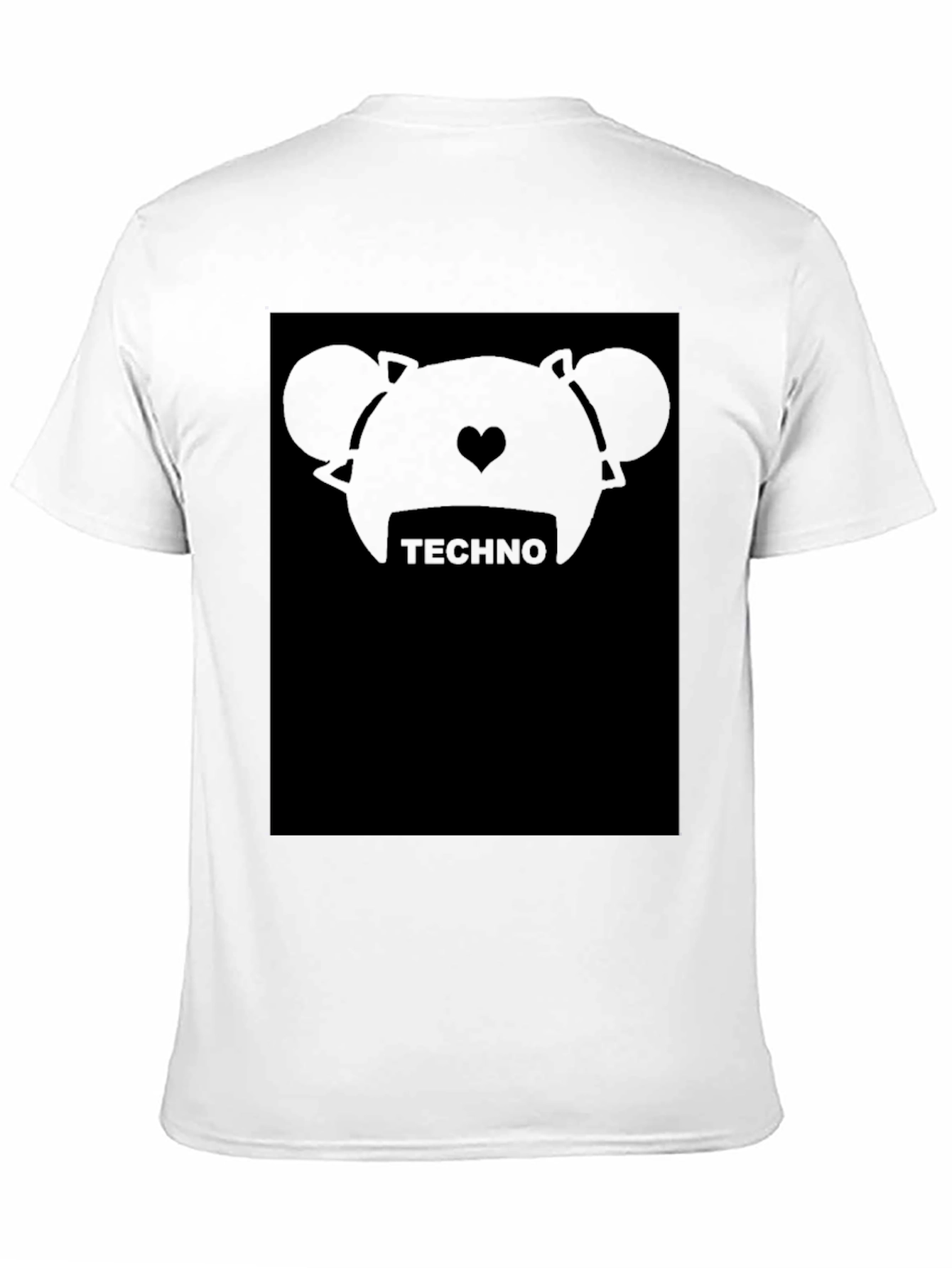 Techno Bear Graphic Tee - Modern Style