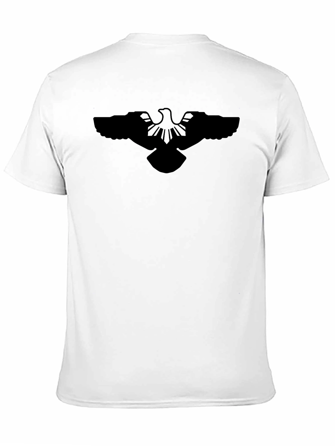 Black T-Shirt with Eagle Design
