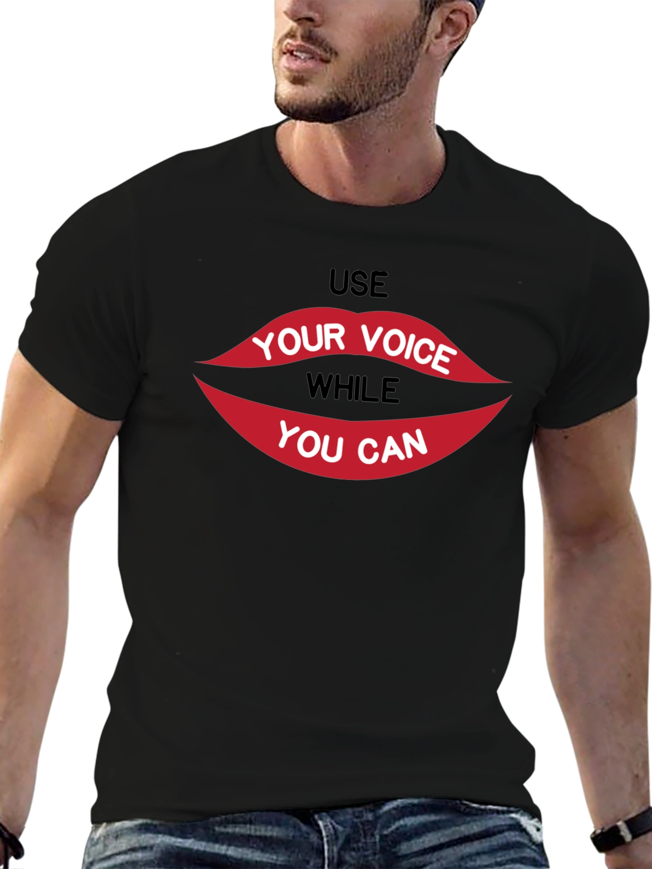 Use Your Voice Graphic T-Shirt