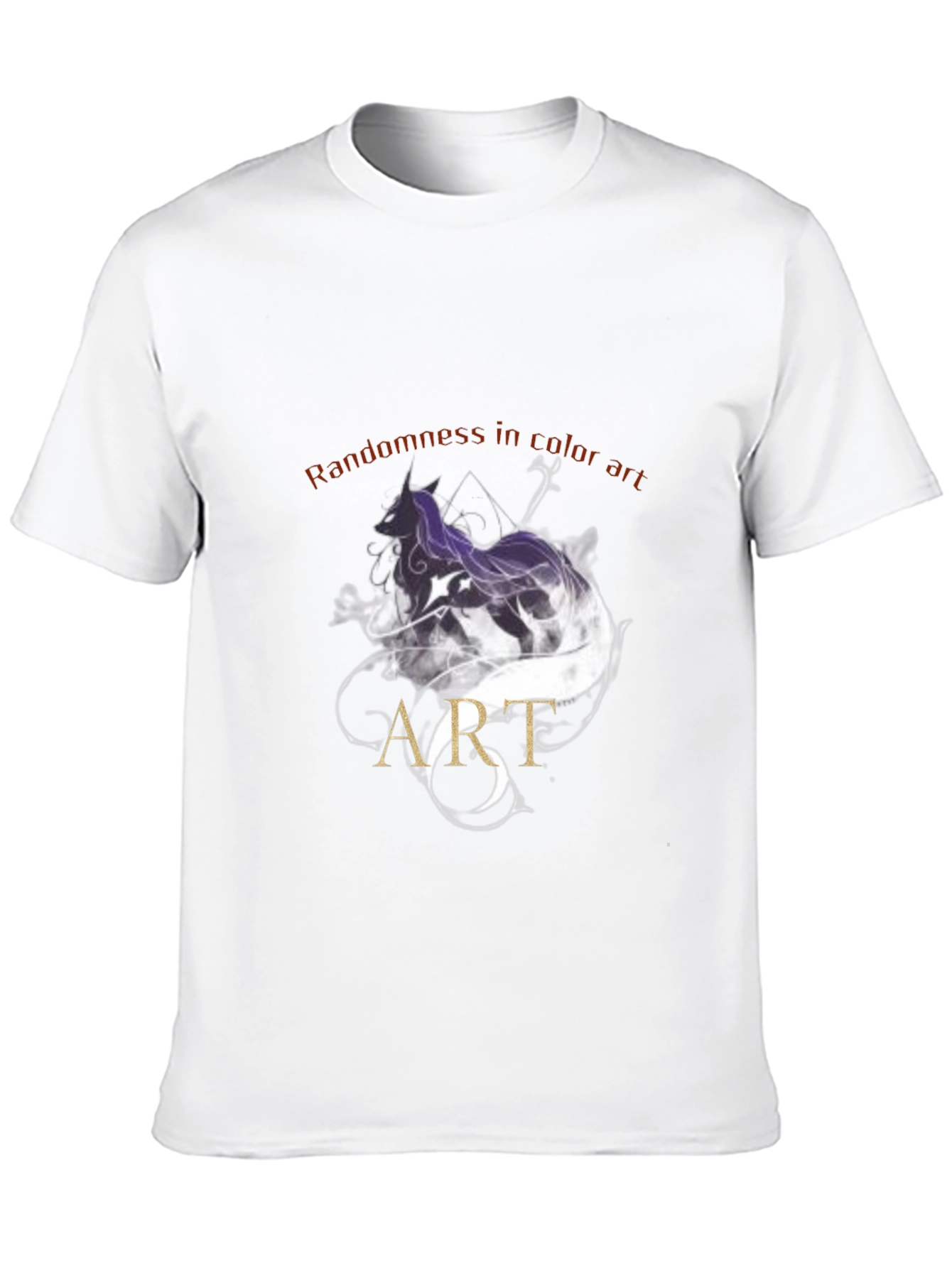 Abstract Art Graphic Tee - Mens Black T-Shirt