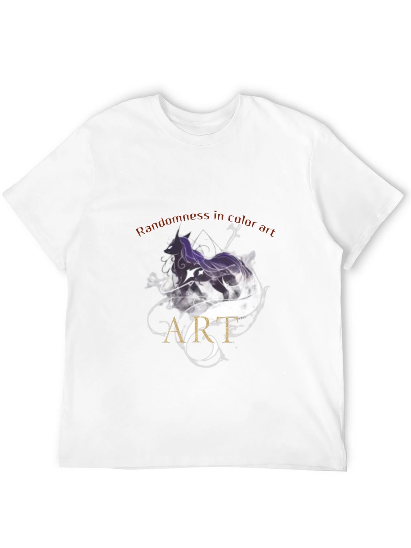 Abstract Art Graphic Tee - Mens Black T-Shirt