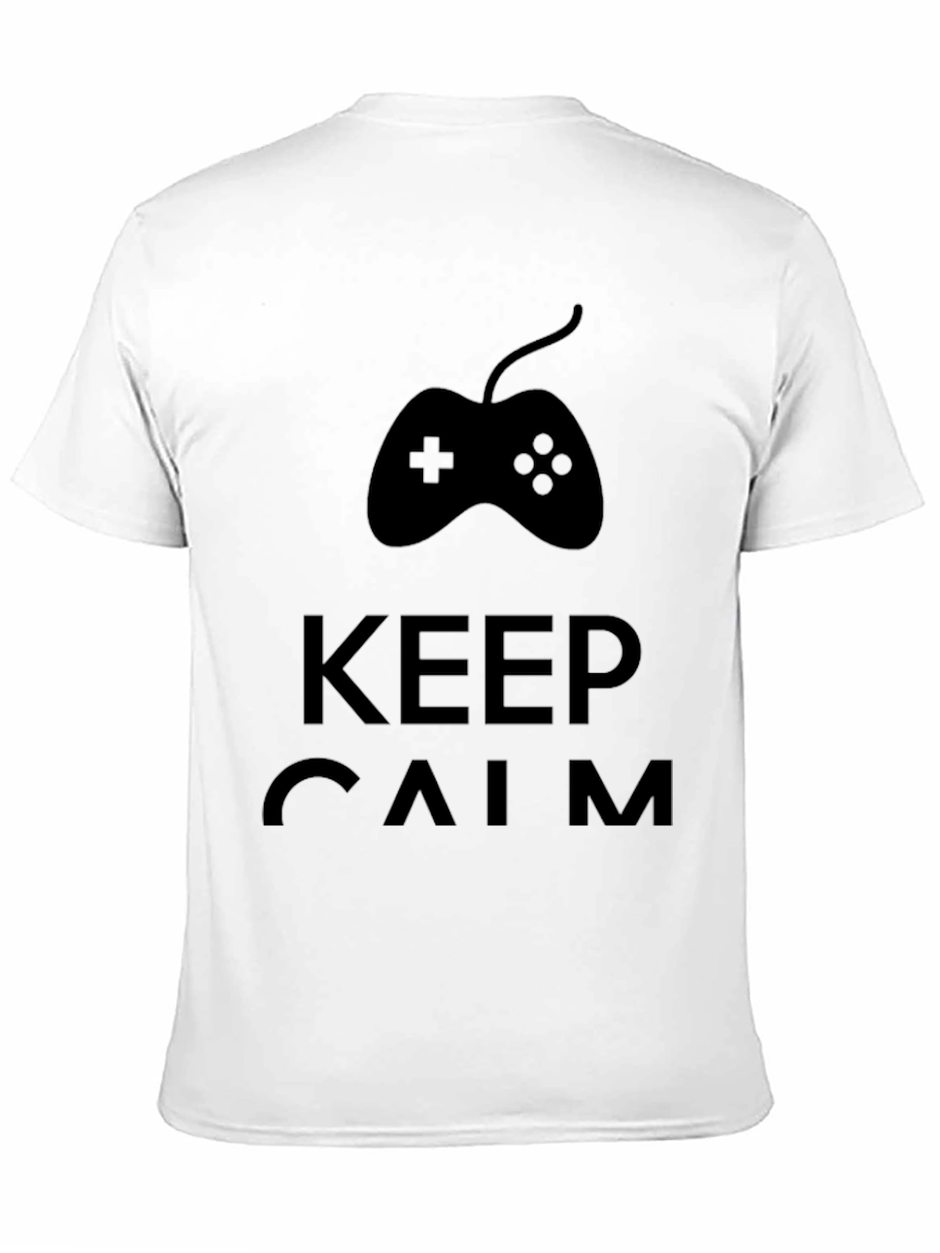 Keep Calm Game On T-Shirt - Black Gamer Tee