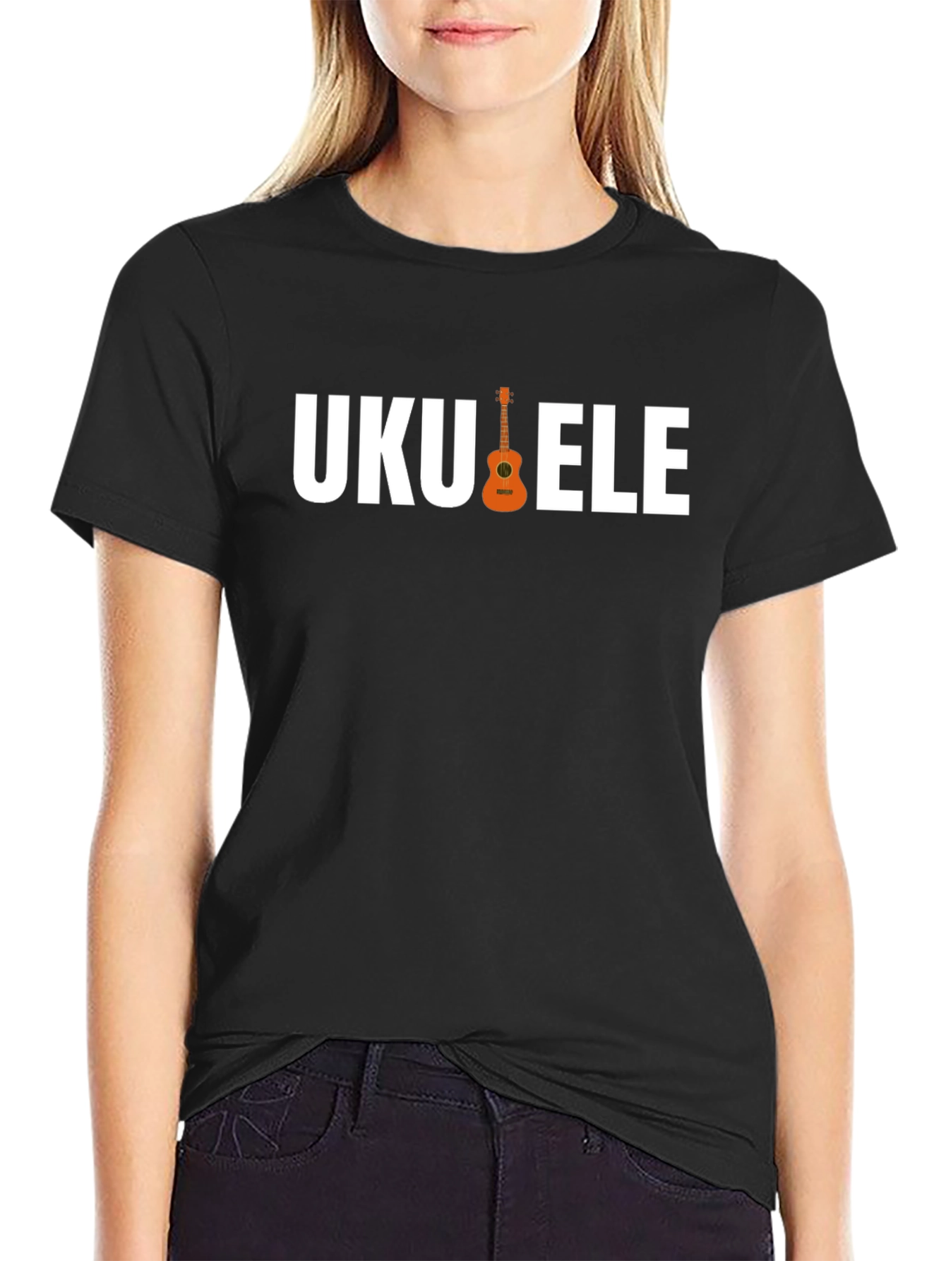 Ukulele Graphic T-Shirt - Music Lover Tee