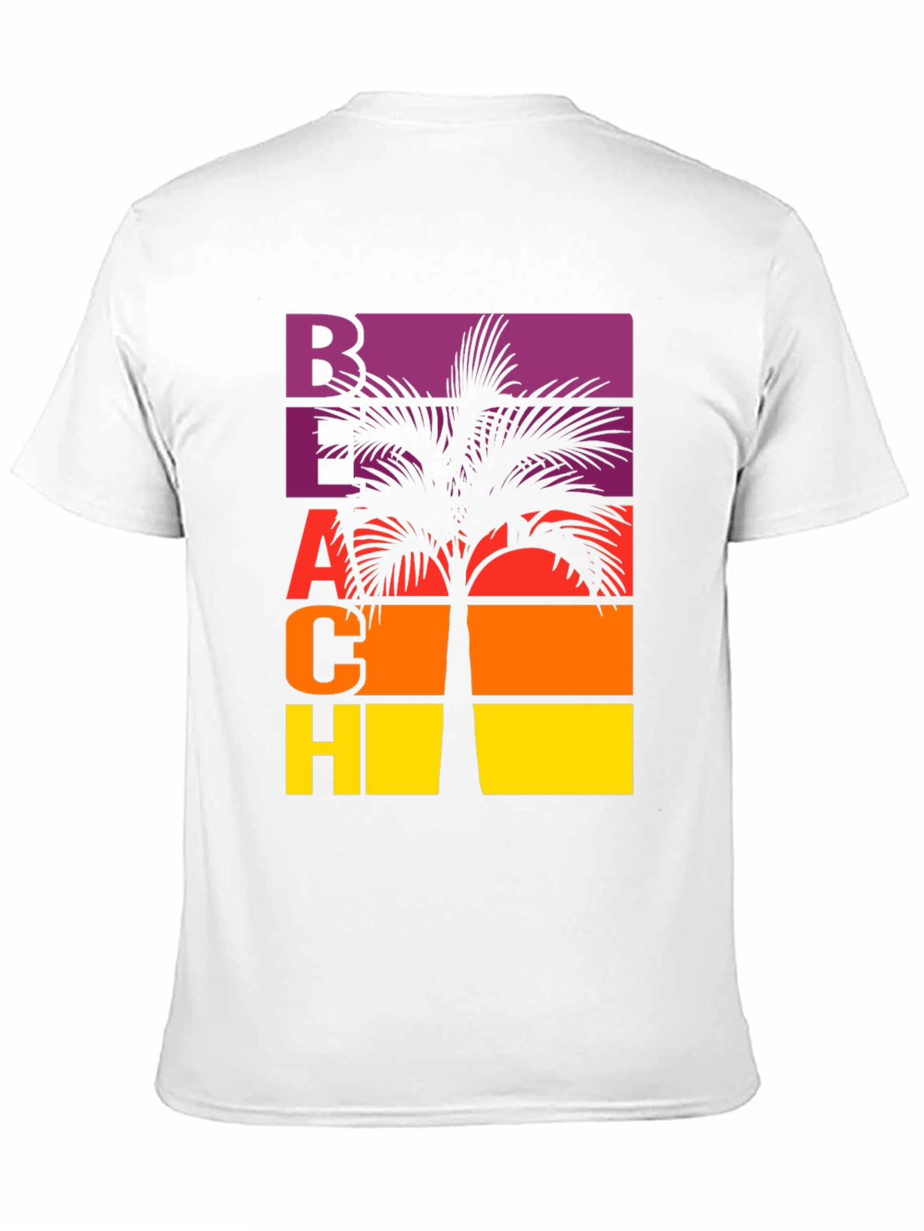 Retro Beach Palm Tree T-Shirt