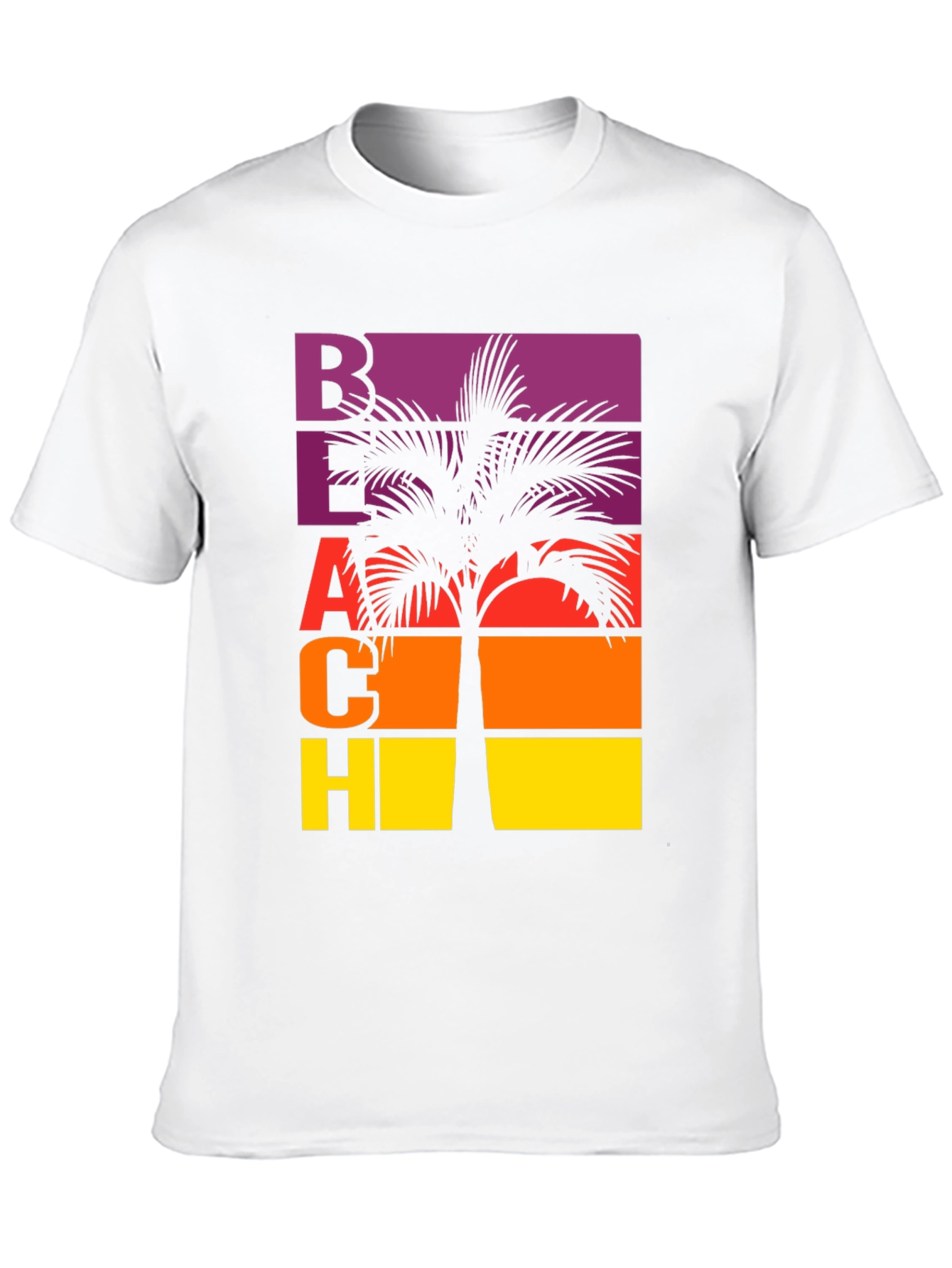 Retro Beach Palm Tree T-Shirt