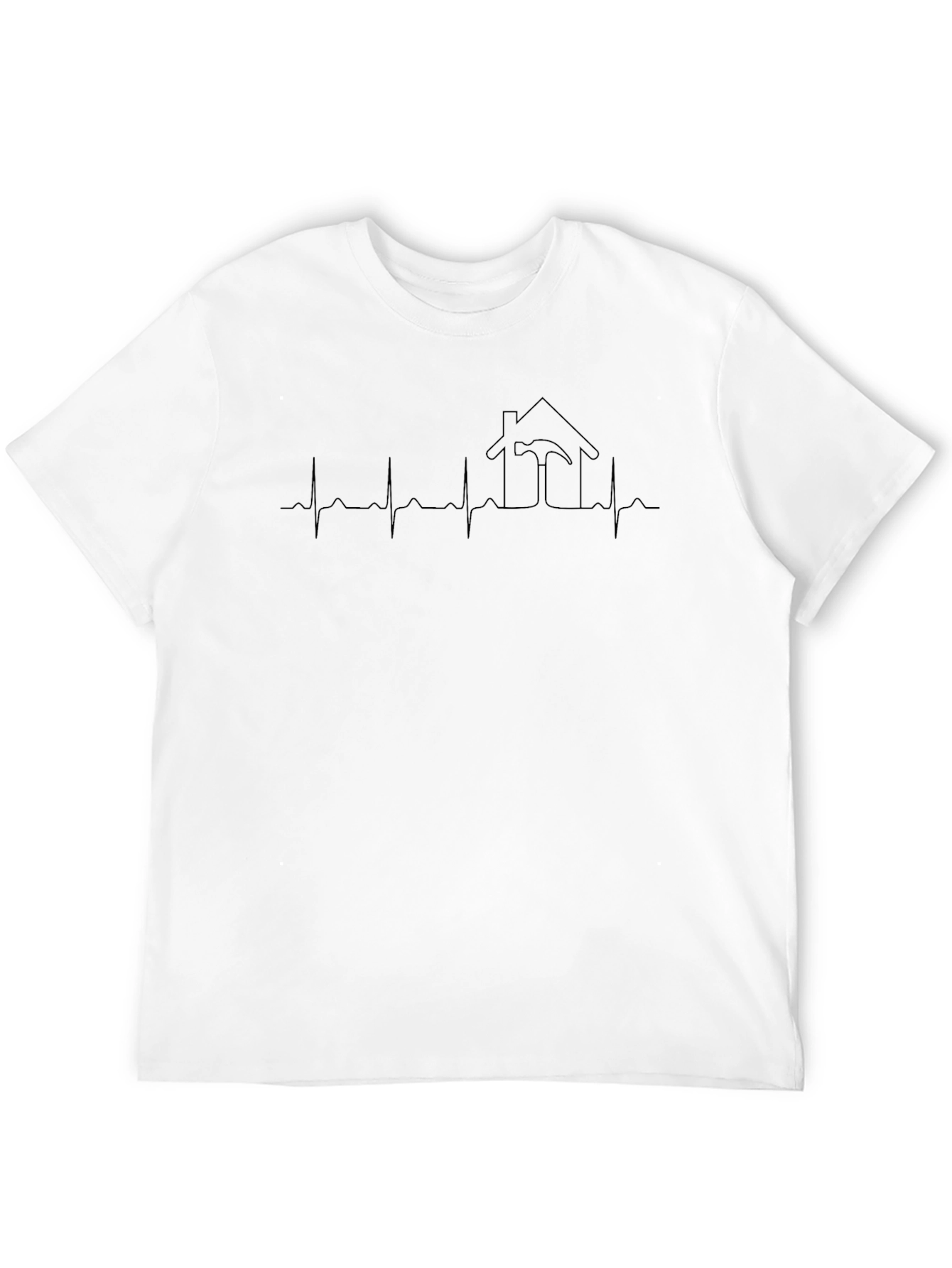 Heartbeat House Builder T-Shirt - Black