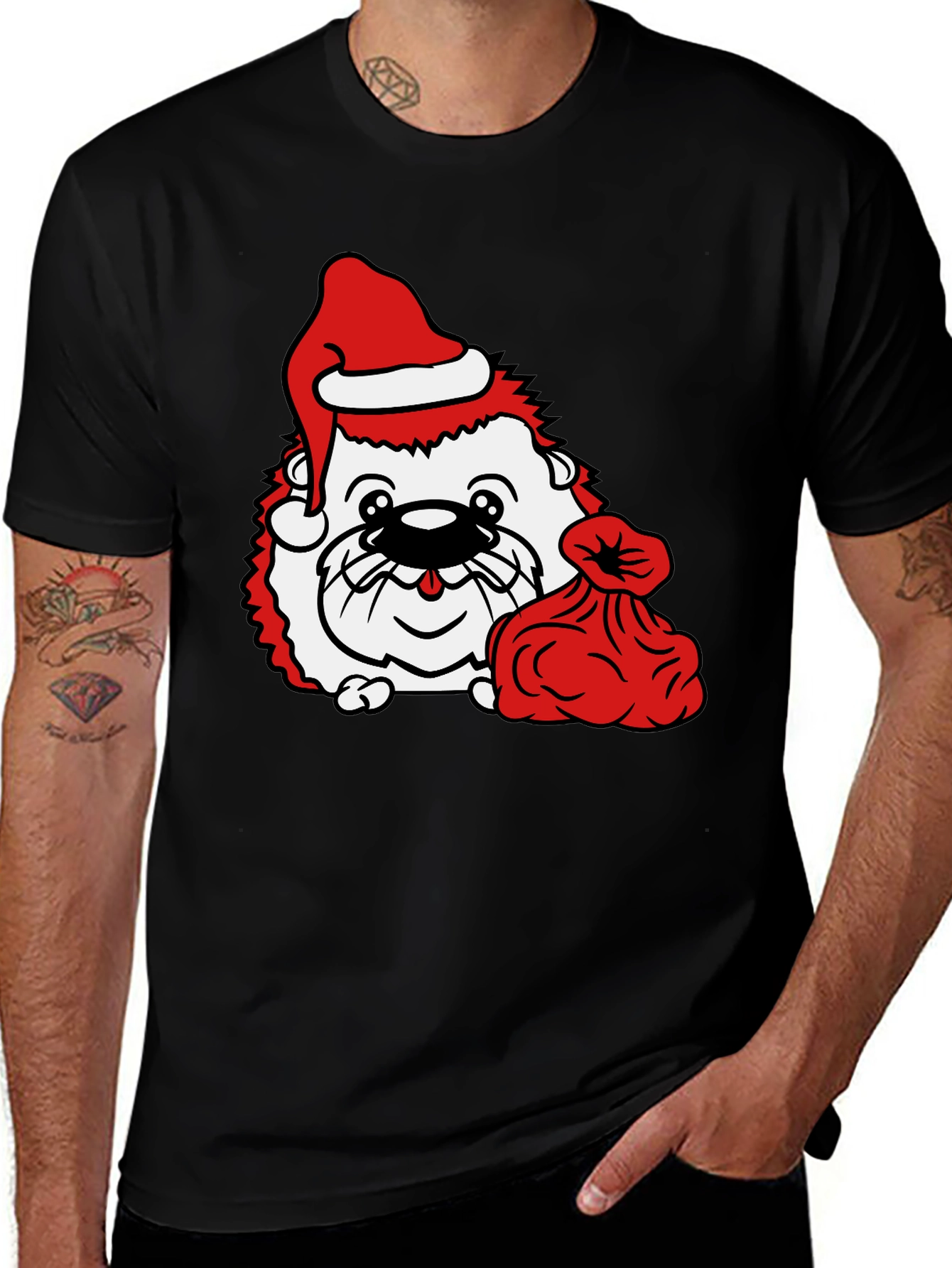 Festive Hedgehog T-Shirt