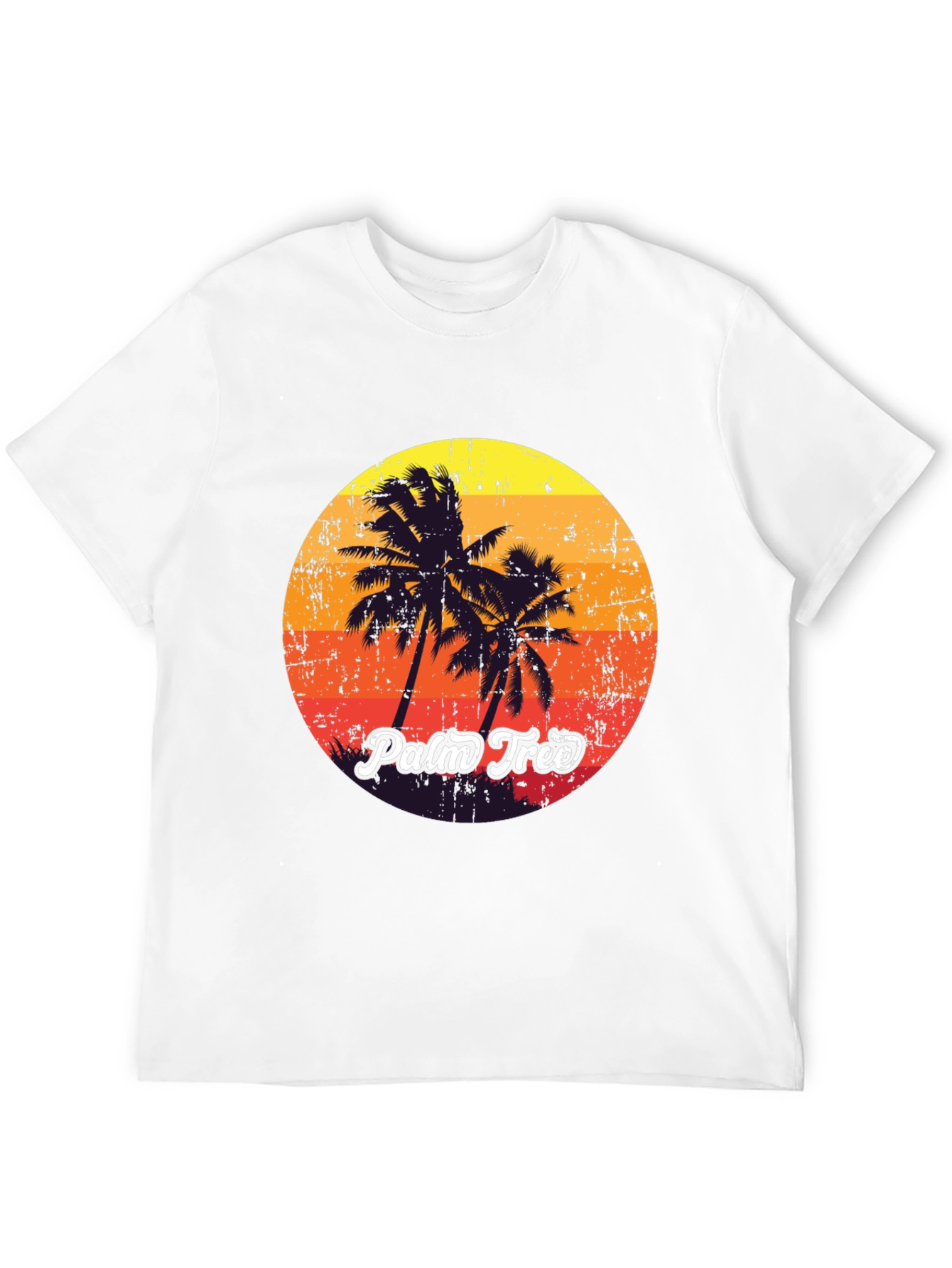 Retro Palm Tree Graphic Tee