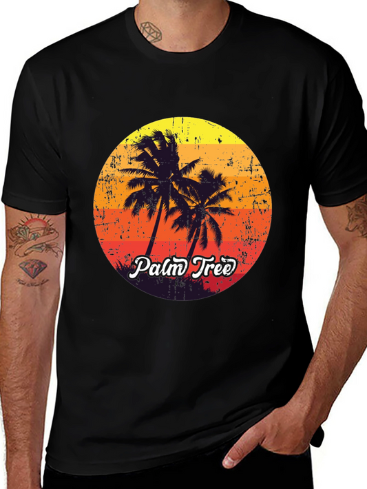 Retro Palm Tree Graphic Tee