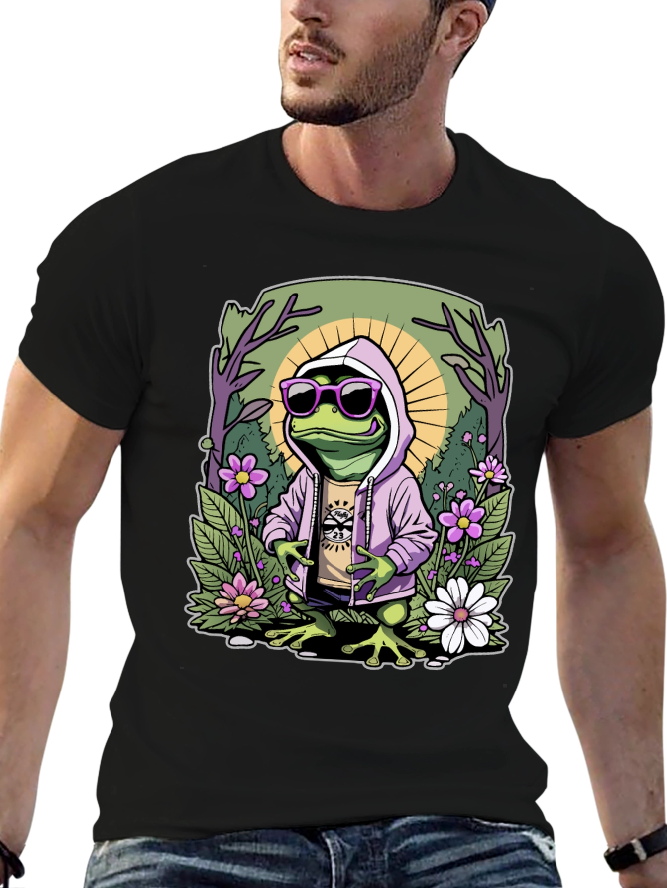 Cool Frog Graphic Tee