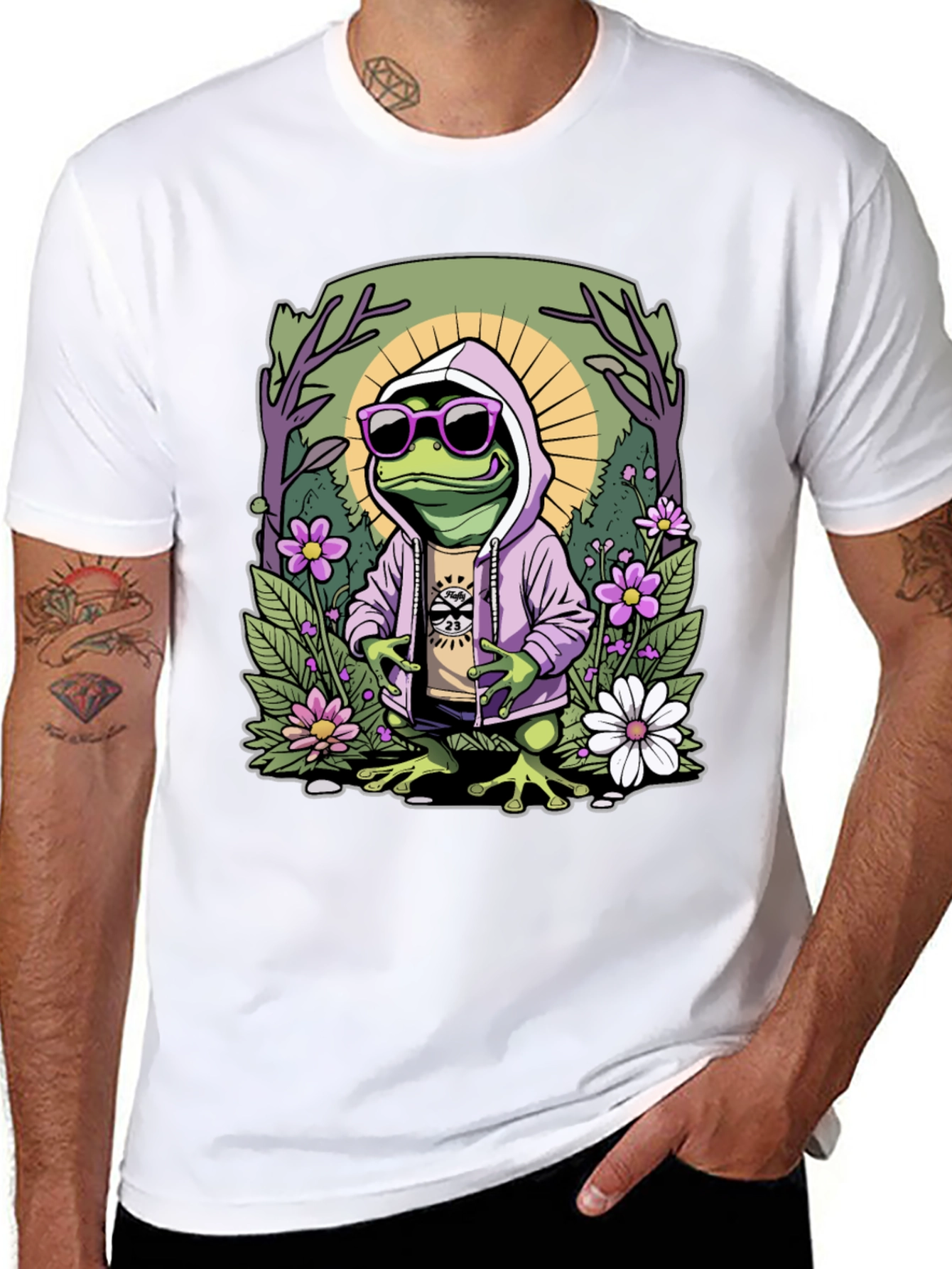 Cool Frog Graphic Tee