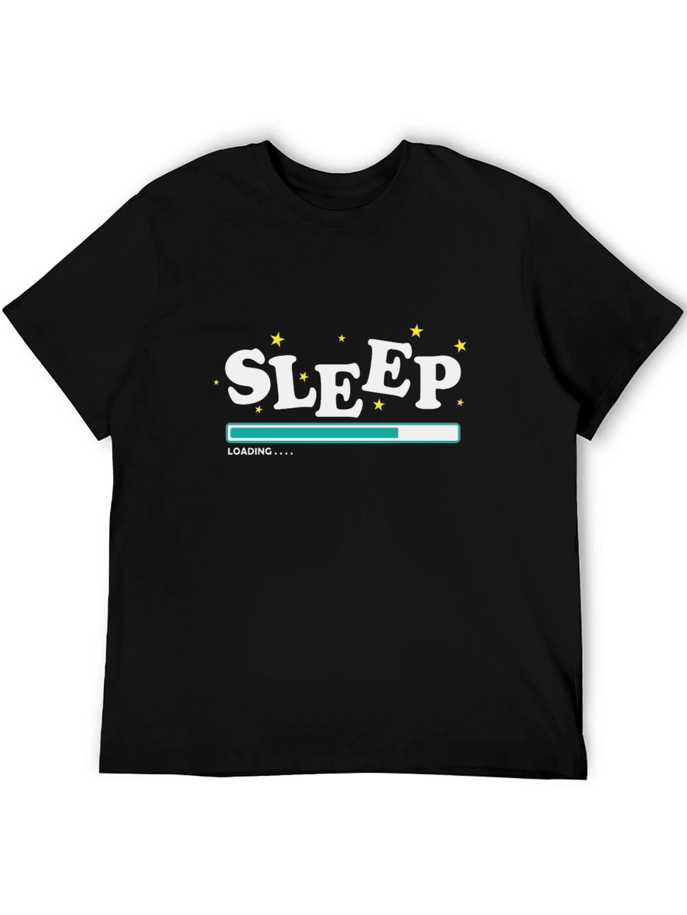 Sleep Loading Graphic Tee - Black
