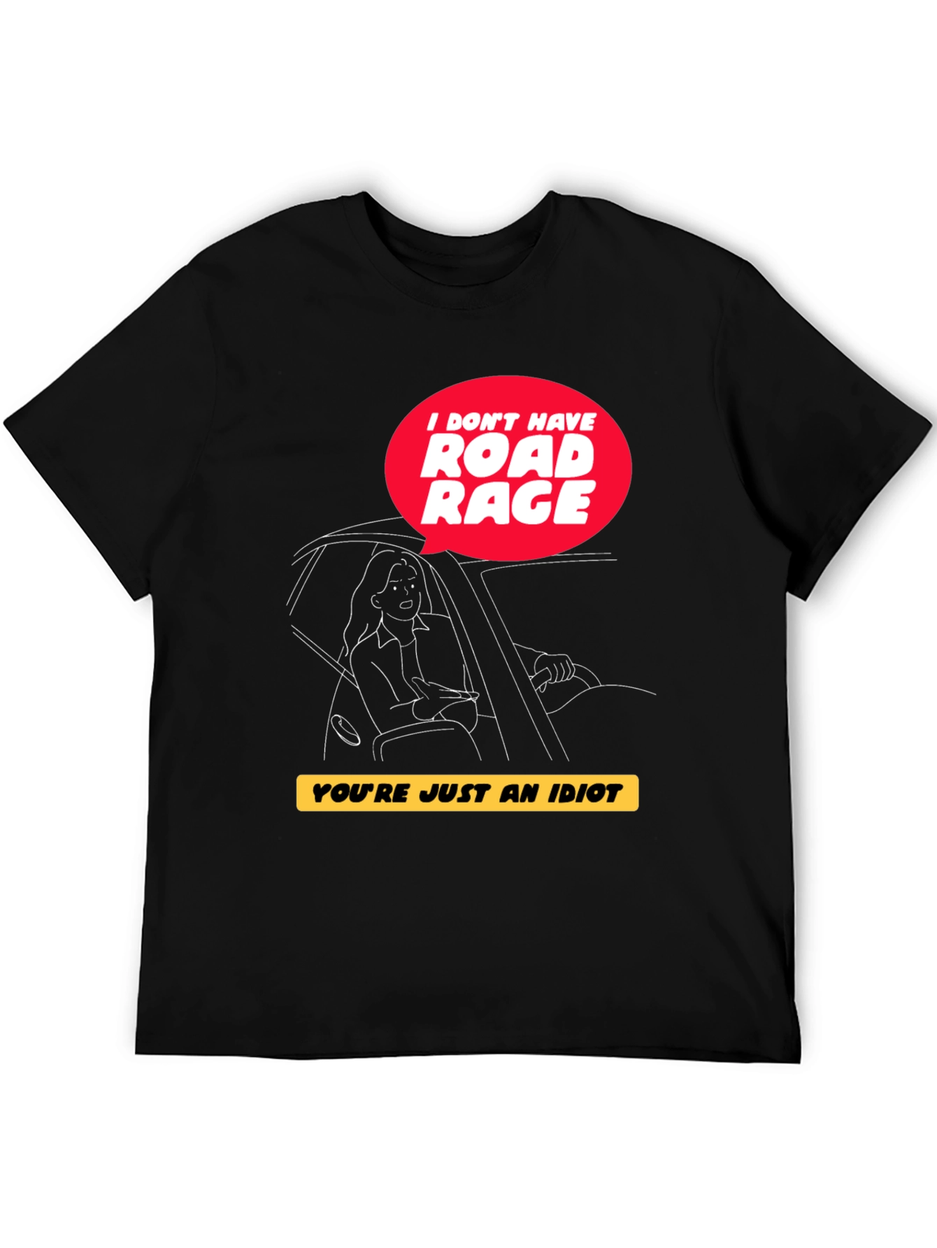 Road Rage Humor Graphic Tee