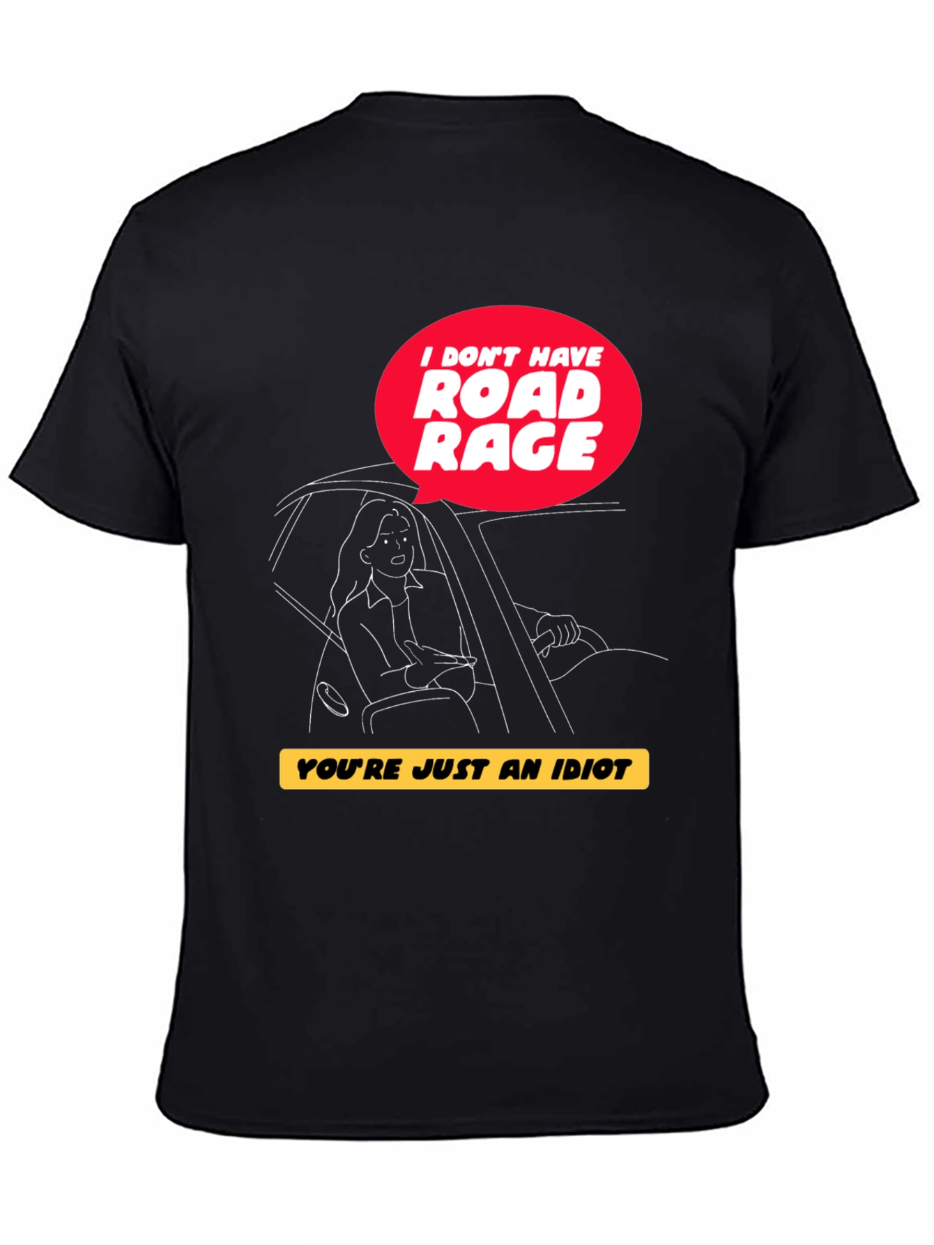 Road Rage Humor Graphic Tee