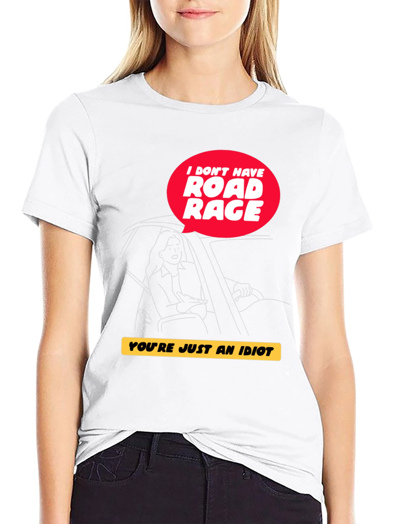 Road Rage Humor Graphic Tee