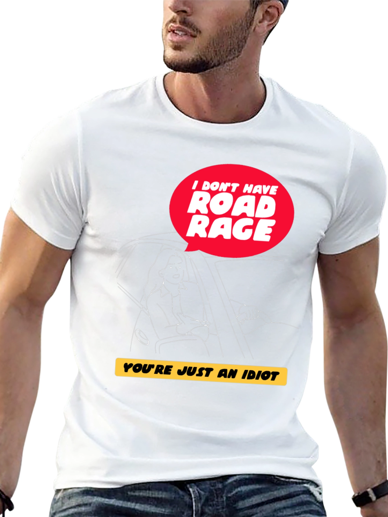 Road Rage Humor Graphic Tee