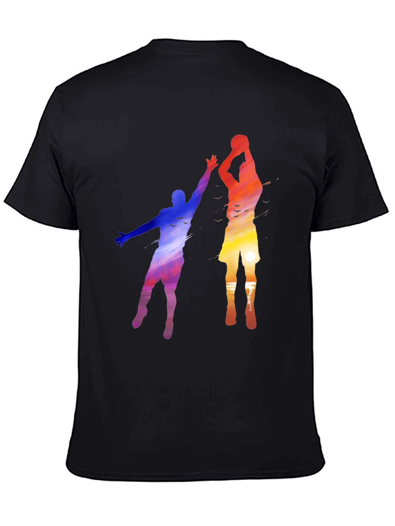 Sunset Basketball Graphic Tee