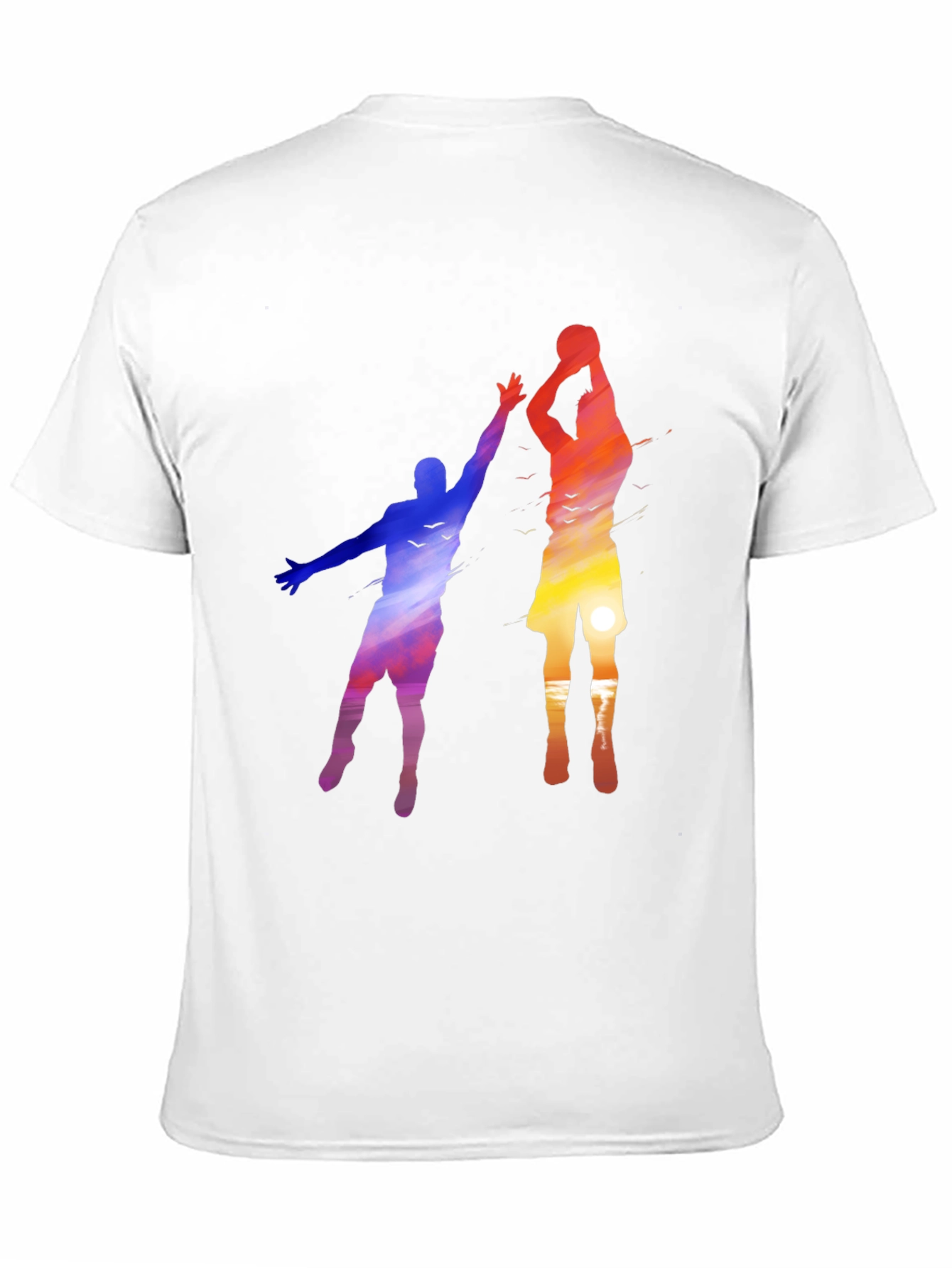 Sunset Basketball Graphic Tee