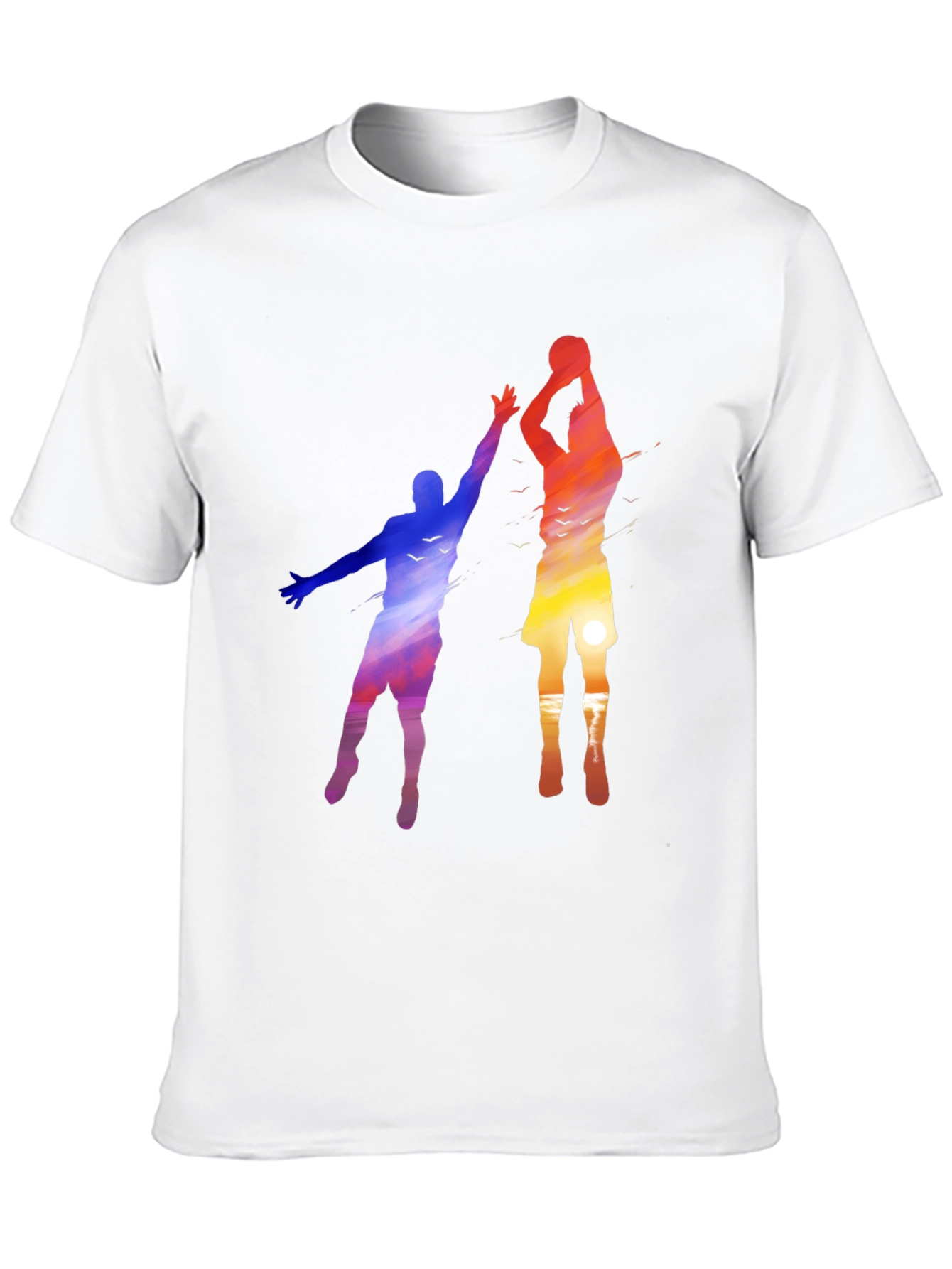 Sunset Basketball Graphic Tee