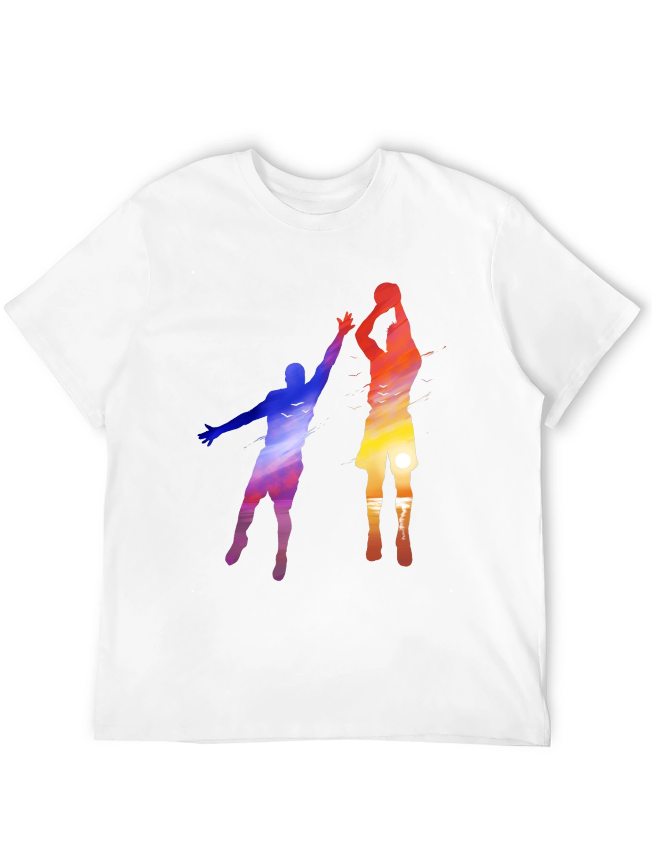 Sunset Basketball Graphic Tee