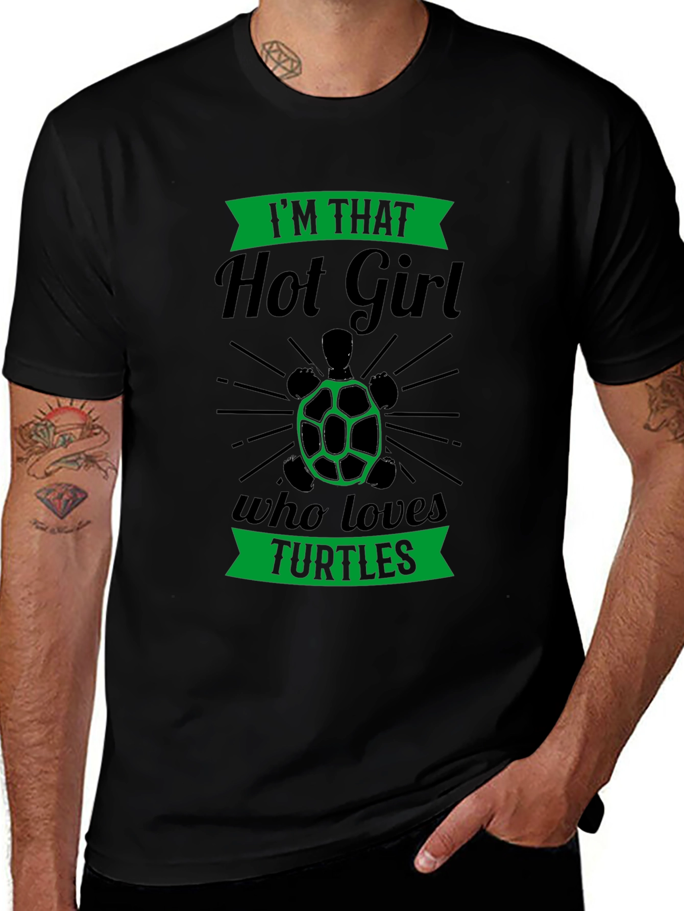 Im That Hot Girl Who Loves Turtles T-Shirt