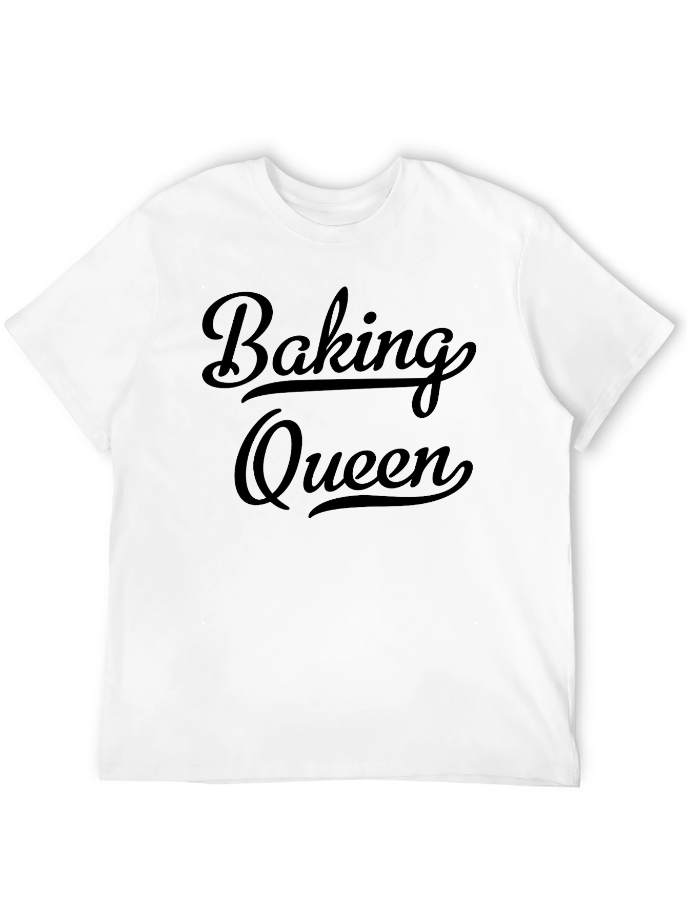 Baking Queen Graphic Tee - Black