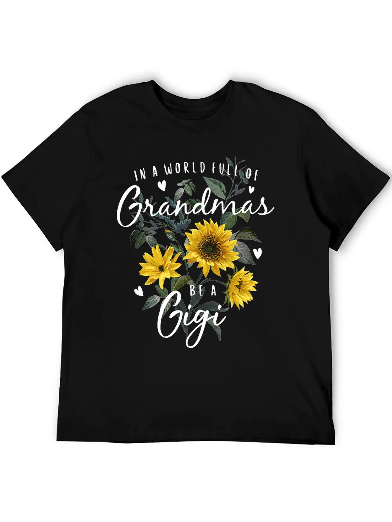 Grandma Gigi Sunflower Graphic T-Shirt