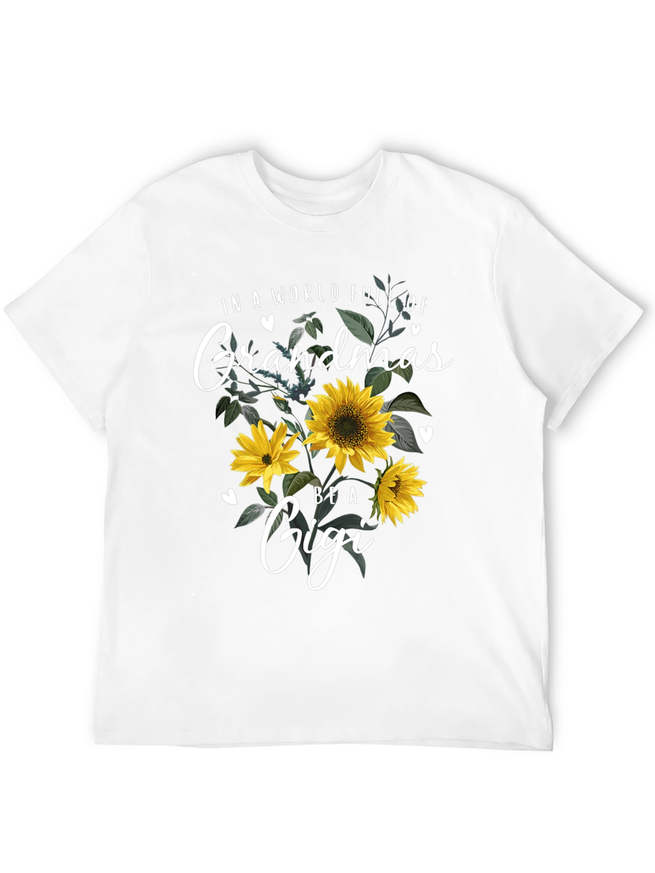 Grandma Gigi Sunflower Graphic T-Shirt