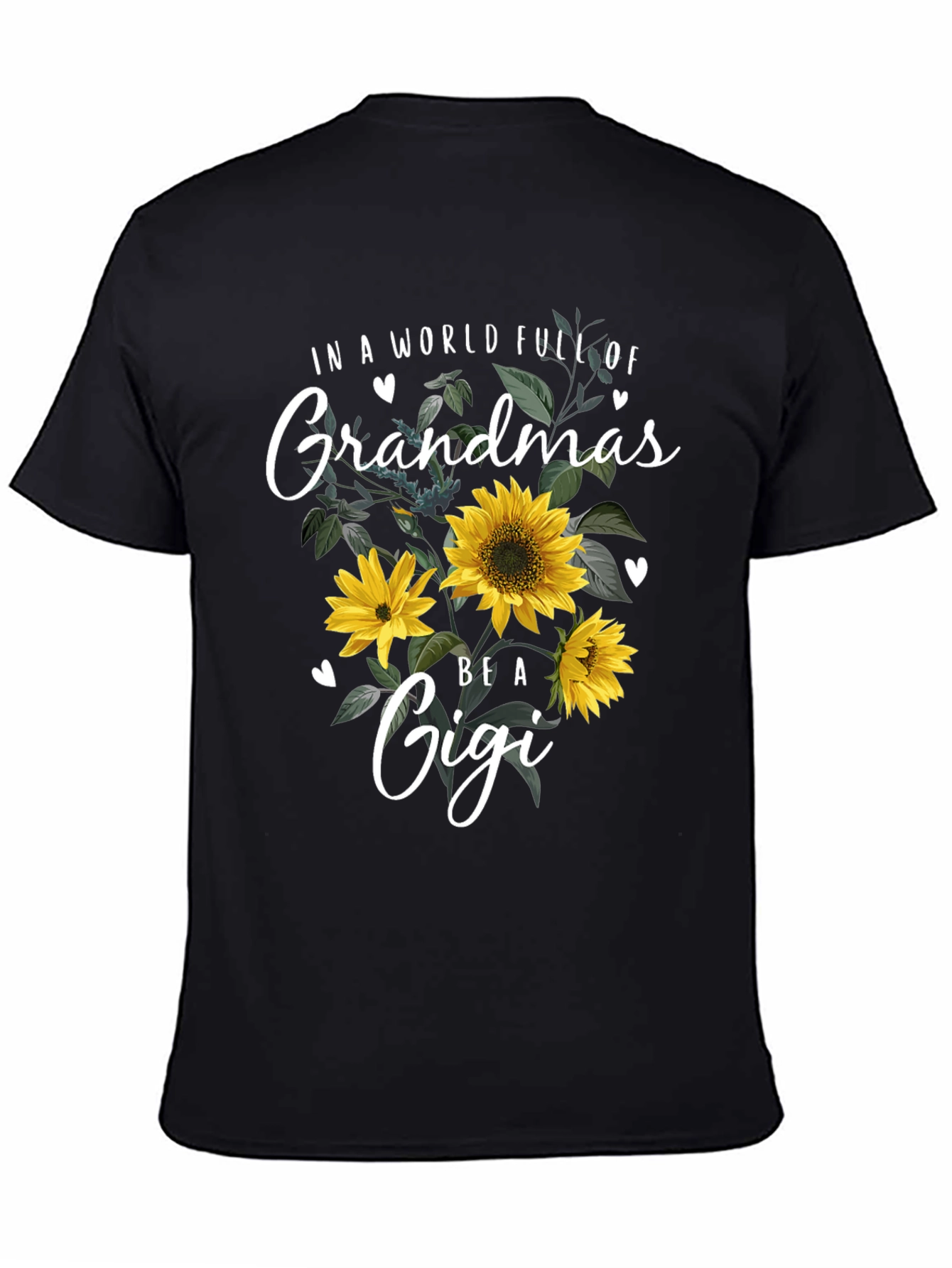 Grandma Gigi Sunflower Graphic T-Shirt