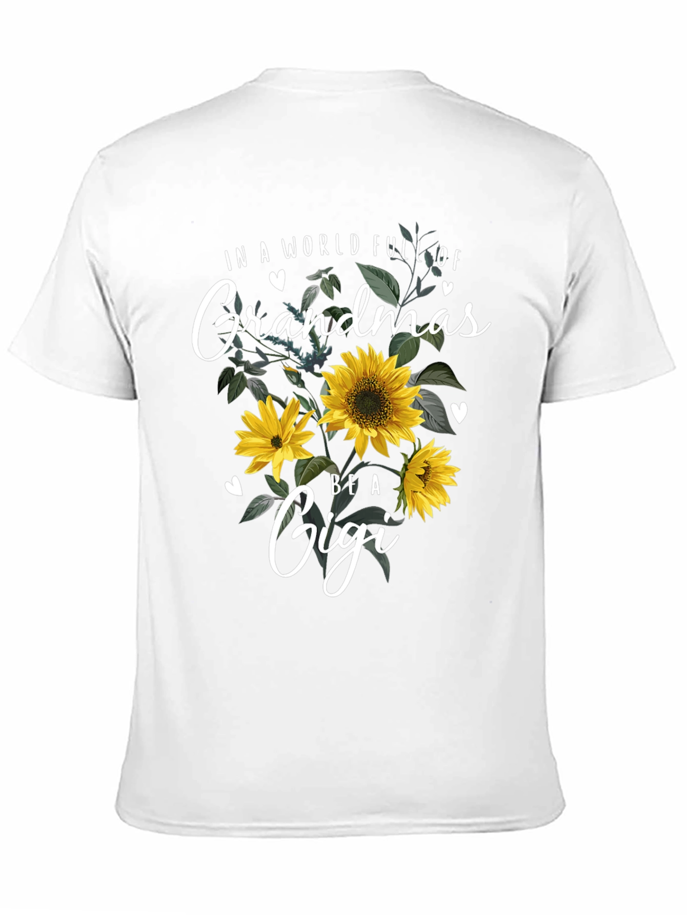 Grandma Gigi Sunflower Graphic T-Shirt
