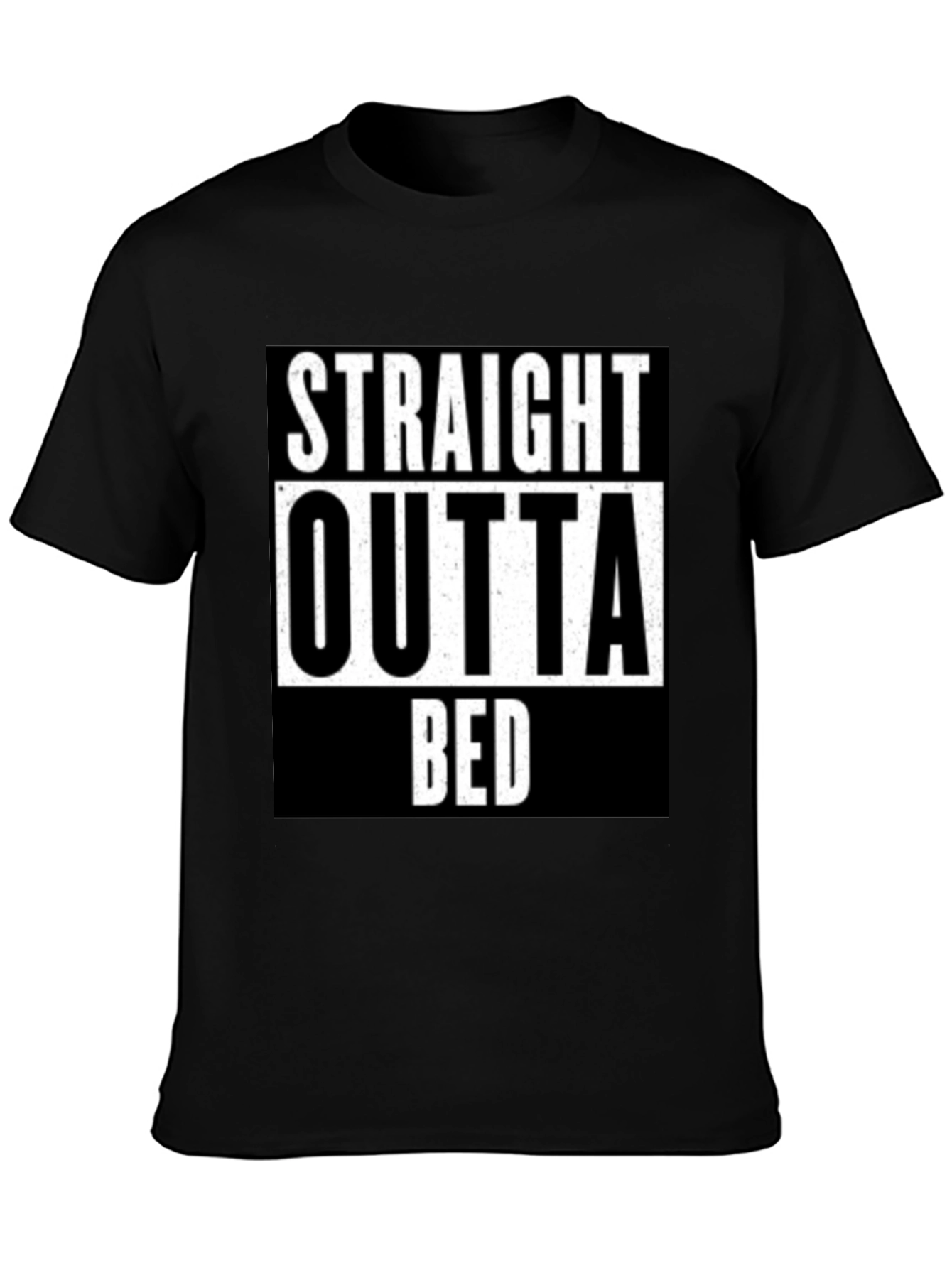 Straight Outta Bed Graphic Tee - Relaxed Fit
