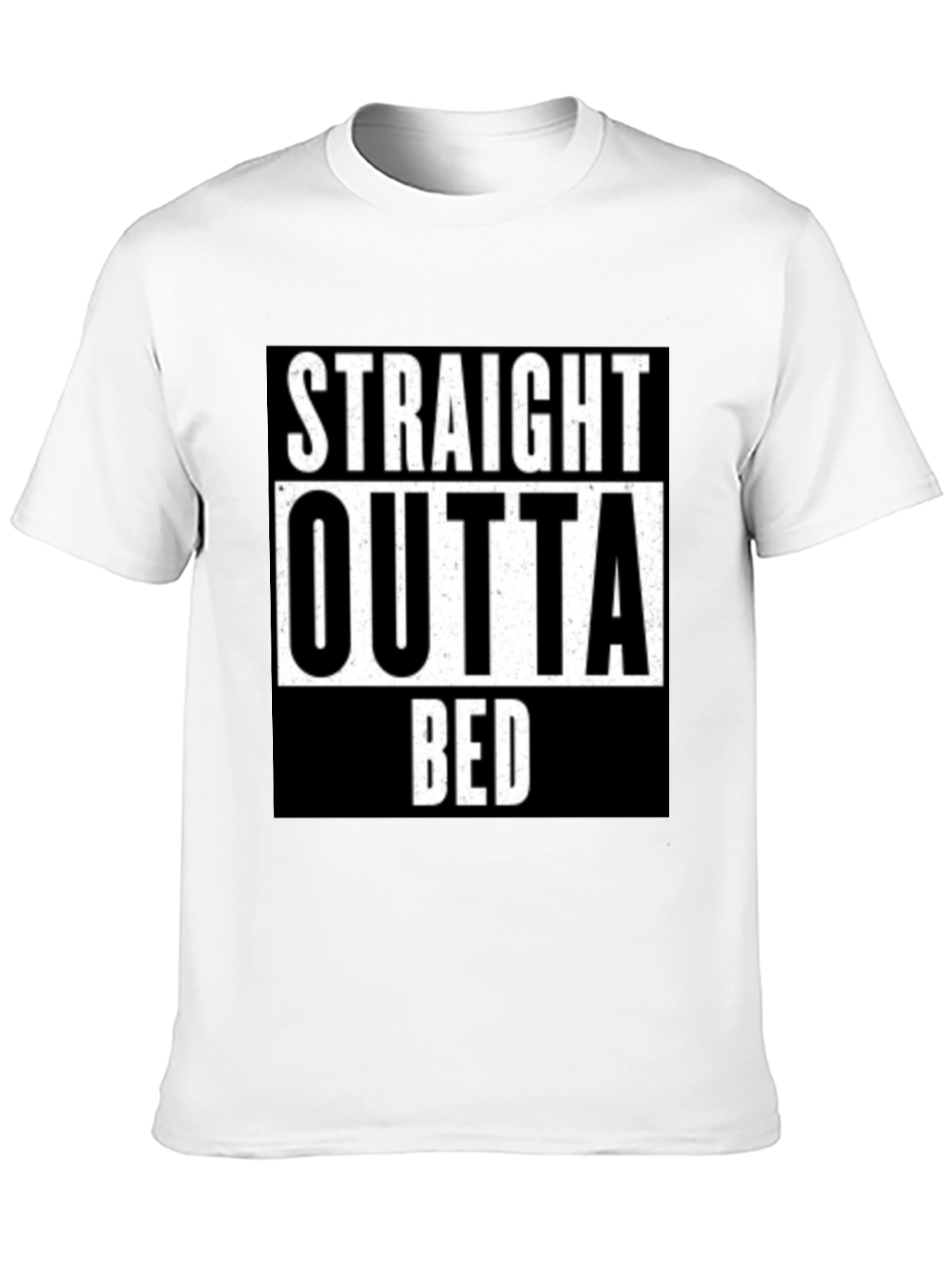 Straight Outta Bed Graphic Tee - Relaxed Fit