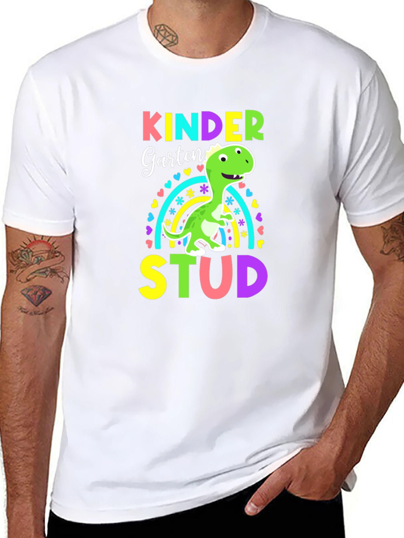 Kindergarten Stud Dinosaur T-Shirt