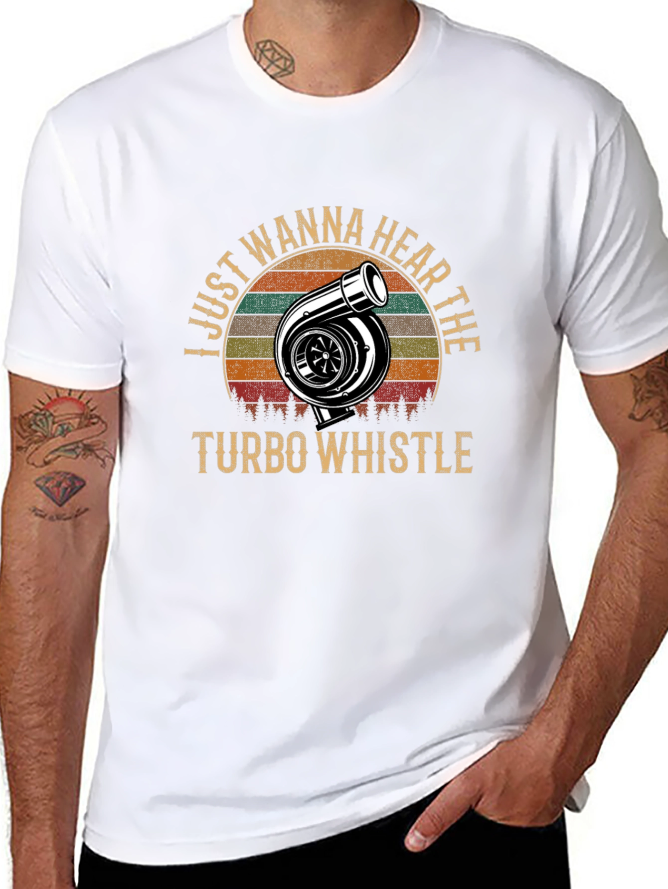 Turbo Whistle T-Shirt: Car Enthusiast Tee