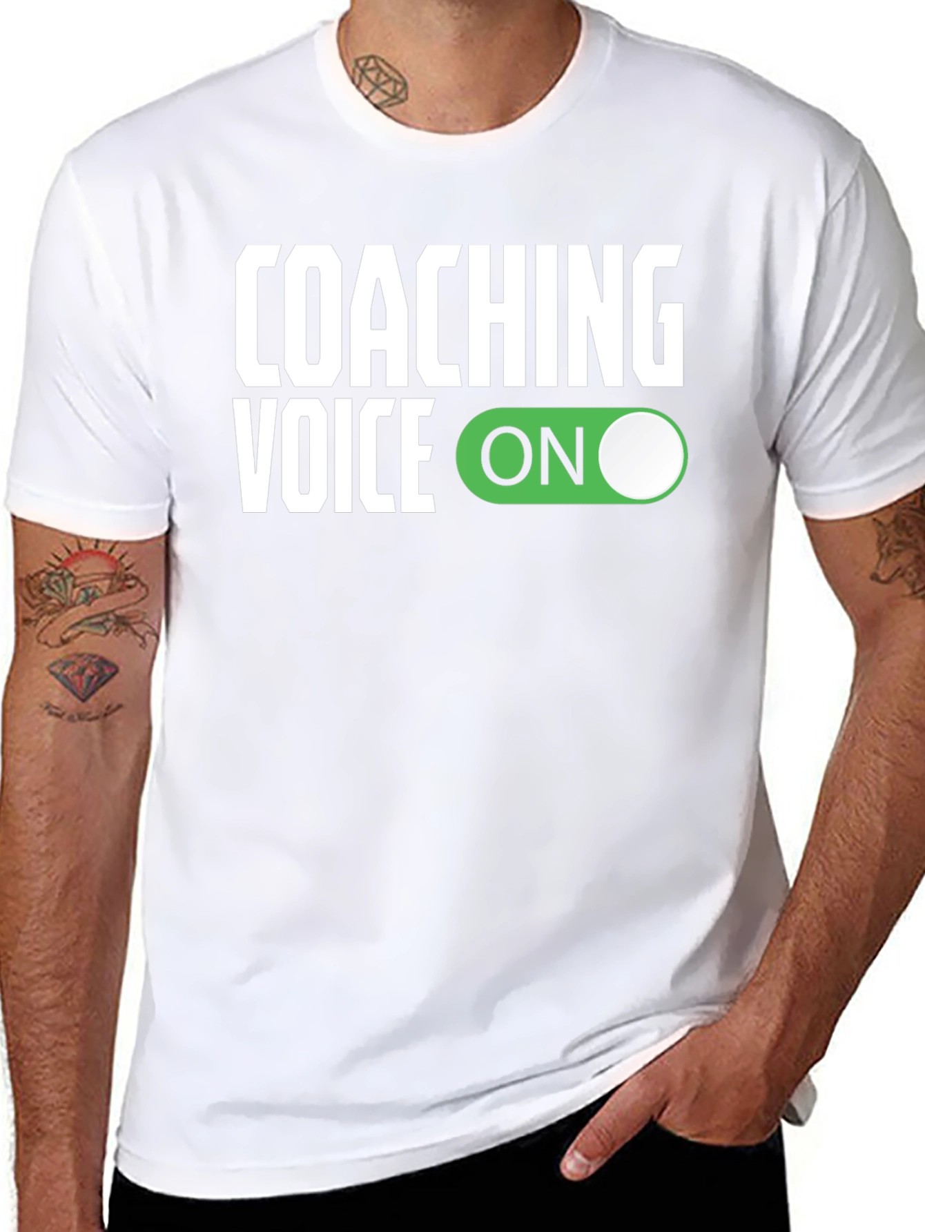 Coaching Voice ON Graphic T-Shirt