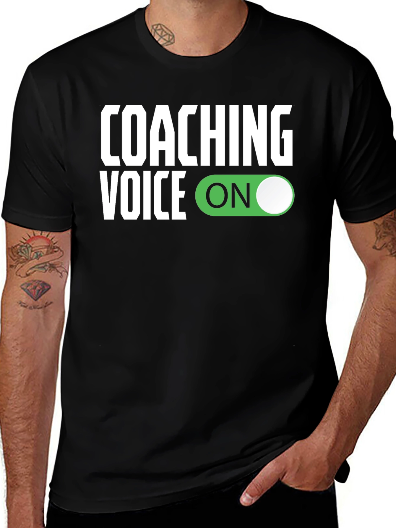 Coaching Voice ON Graphic T-Shirt