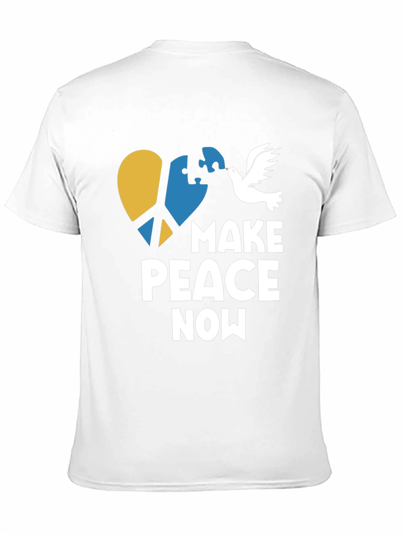 Make Peace Now T-Shirt - Ukraine Support