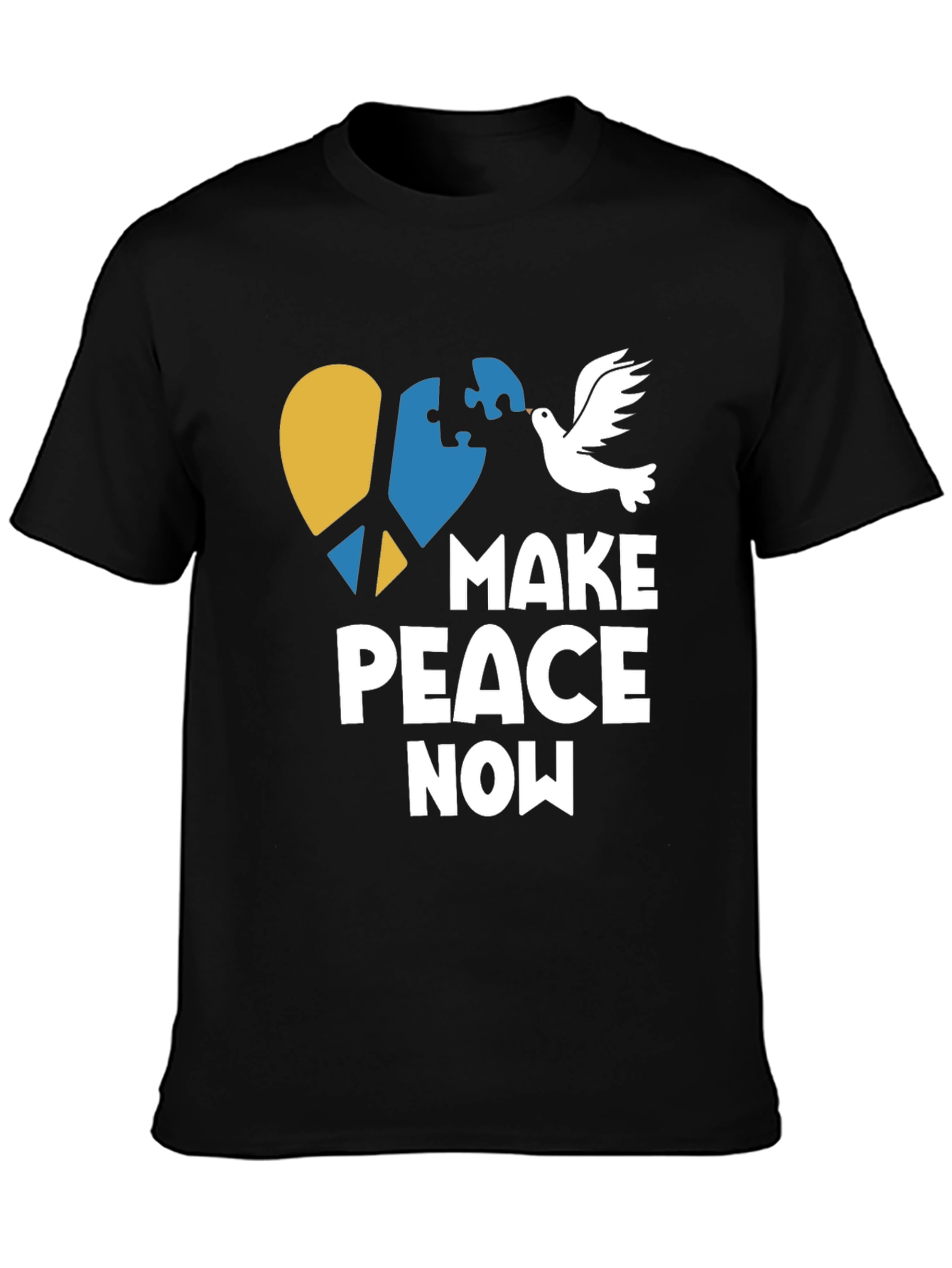 Make Peace Now T-Shirt - Ukraine Support