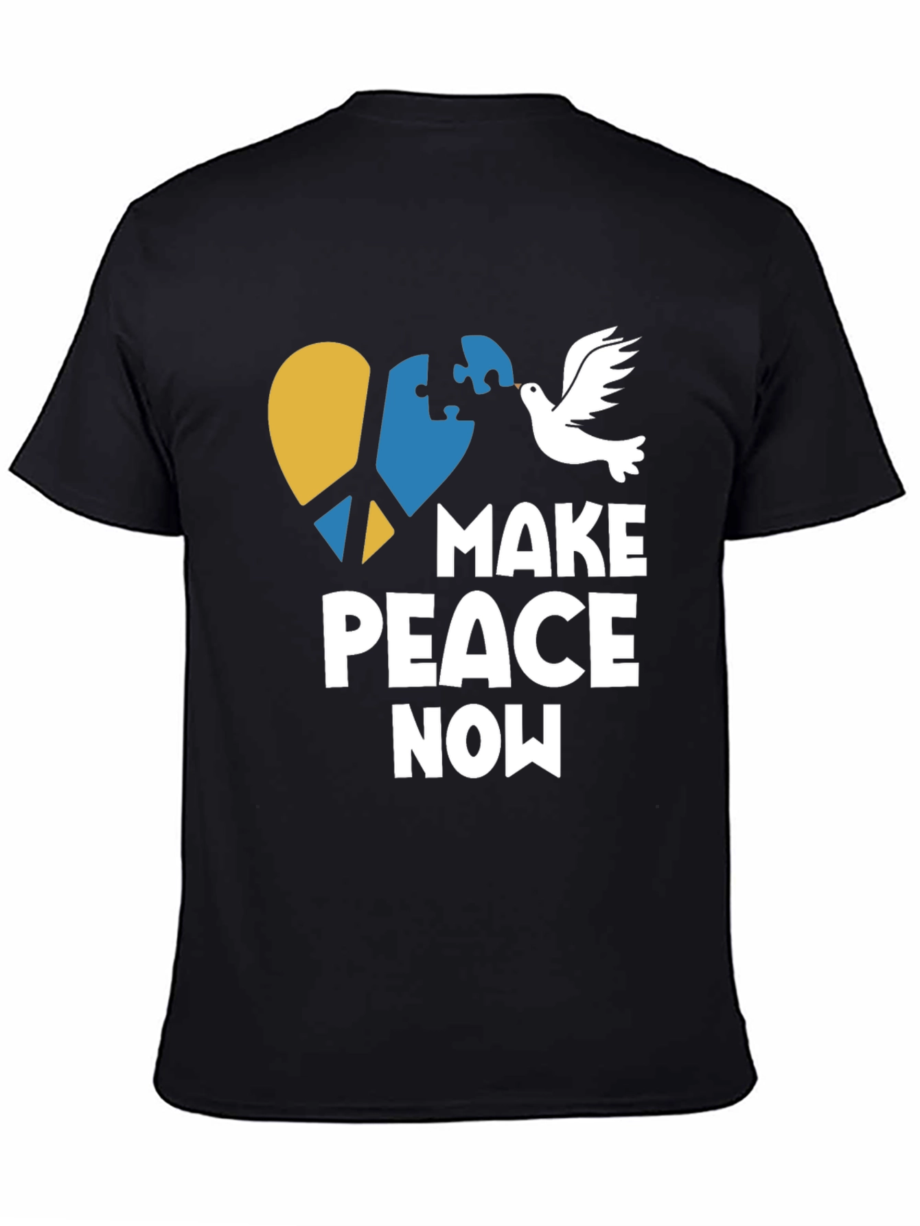 Make Peace Now T-Shirt - Ukraine Support