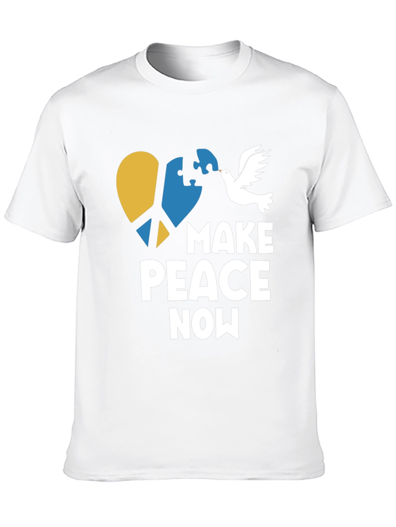 Make Peace Now T-Shirt - Ukraine Support